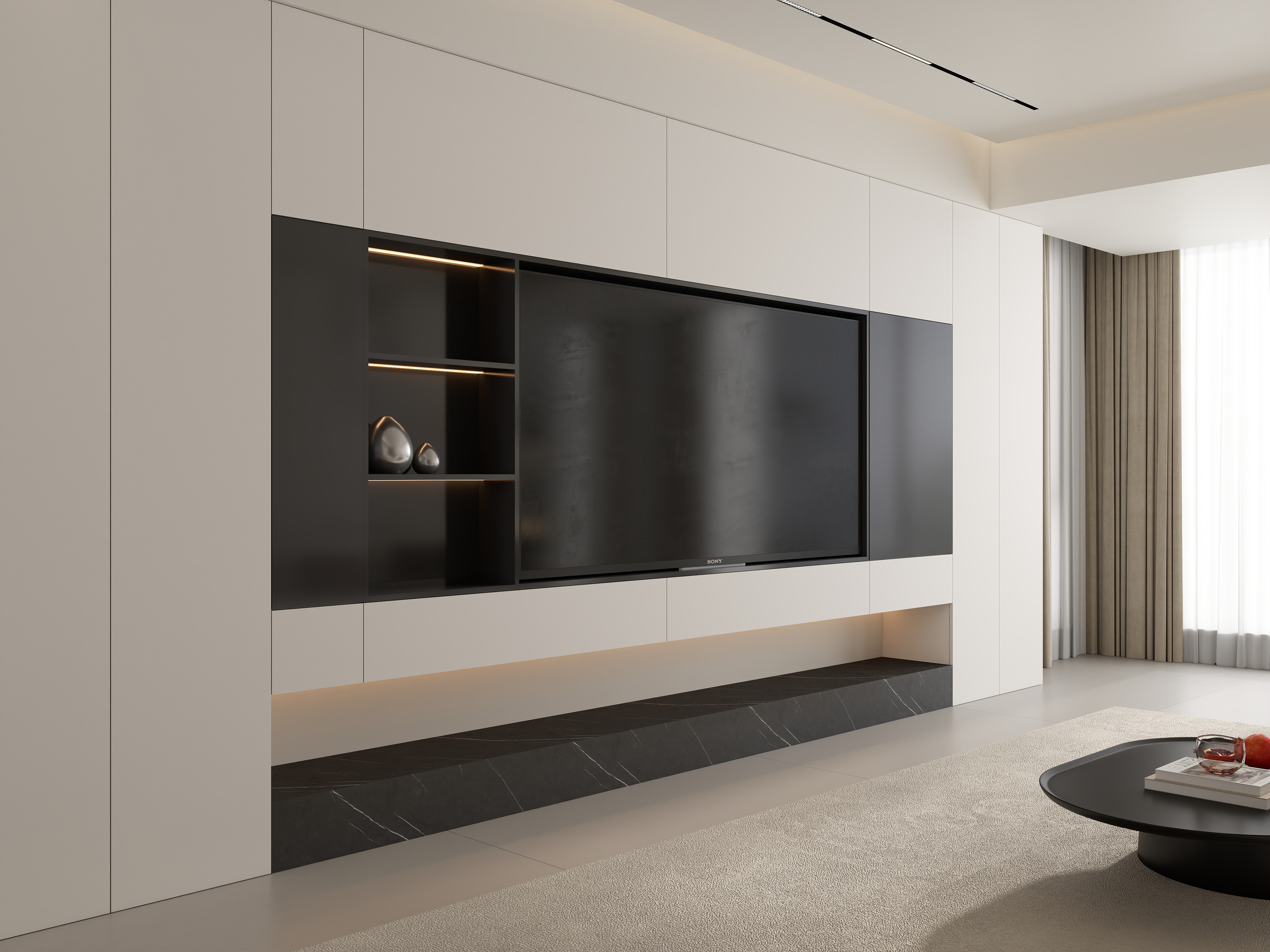 牛马号-240平现代装修效果图