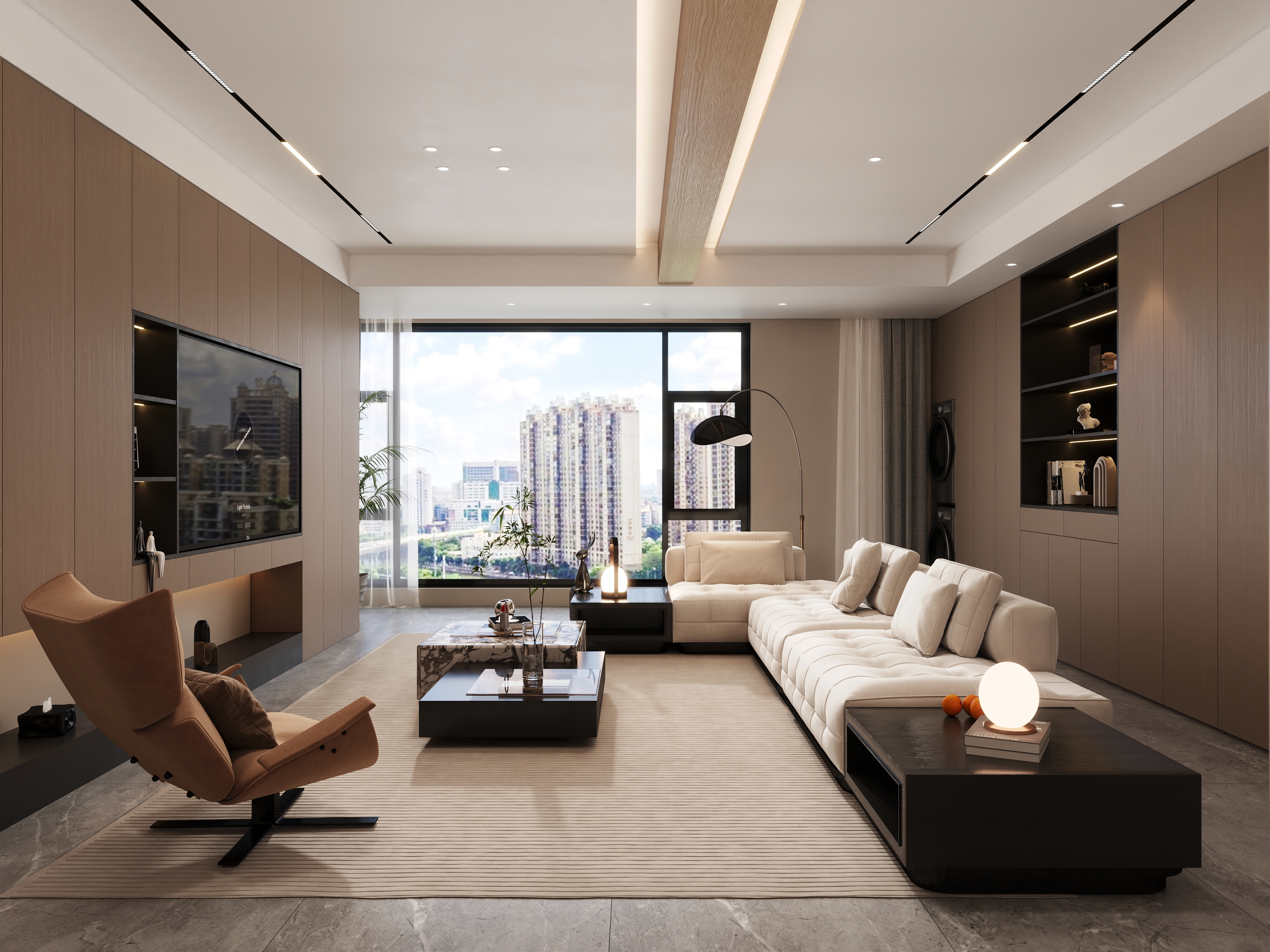 不梵设计-意式143㎡3室-装修设计方案