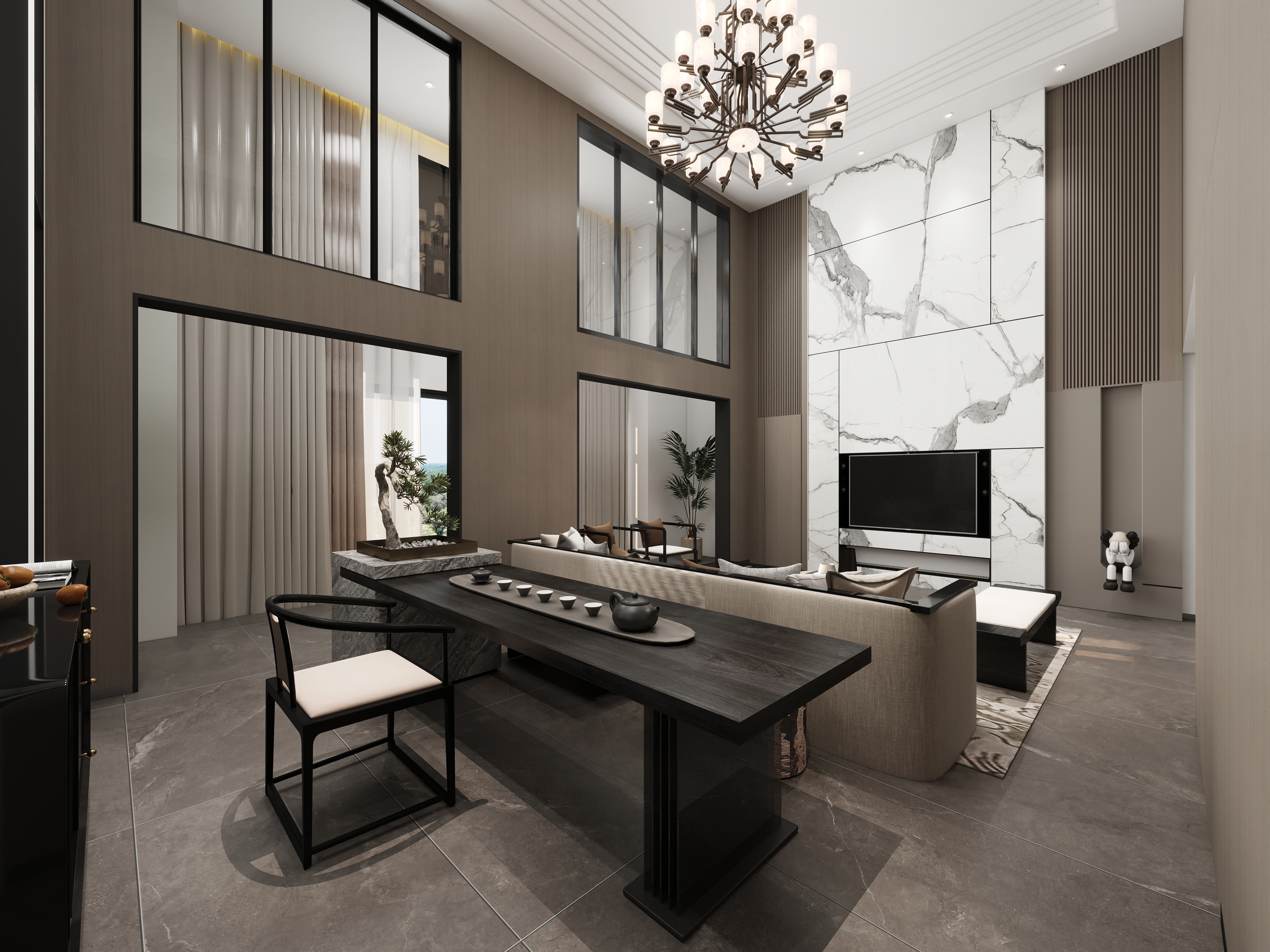 设计师-曾赛-复式-长房越秀星悦荟-暗舍-装修设计方案