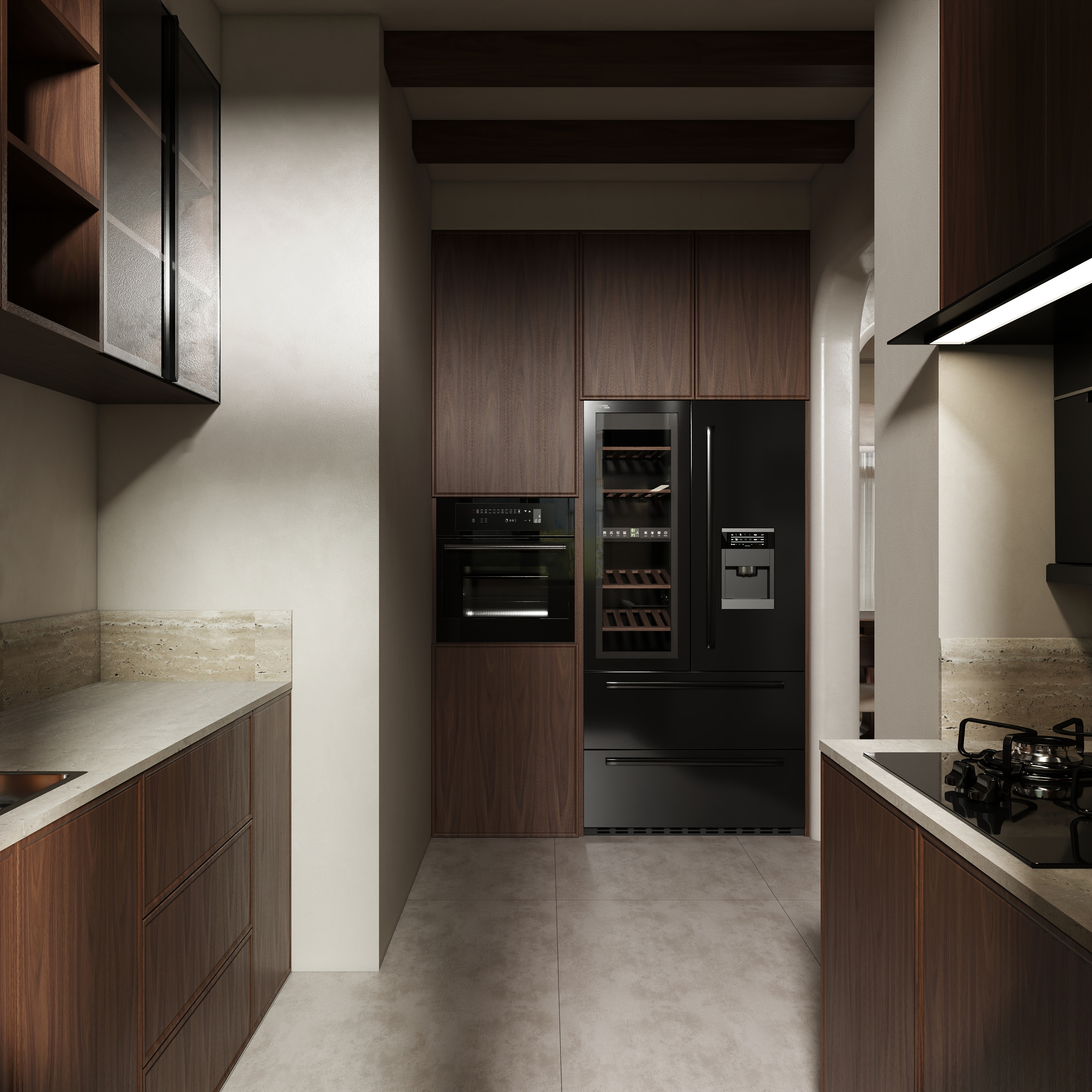 刁鸿飞-侘寂113㎡3室装修效果图