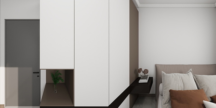 锋范空间设计事务所-清峯晓镇116㎡4室-装修设计方案