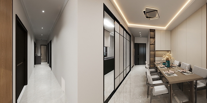 内蒙古城南装修有限公司-绿地之窗6期-户型改造-榻榻米改动-装修设计方案