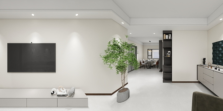 设计狮曹岗-城西社区129平-装修设计方案