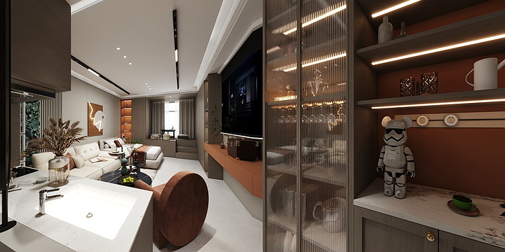 瑾欣-34㎡1室-装修设计方案