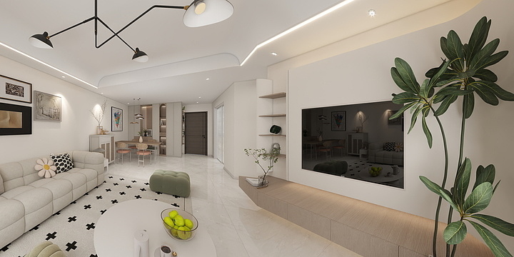 艺加全案设计--119㎡3室-装修设计方案