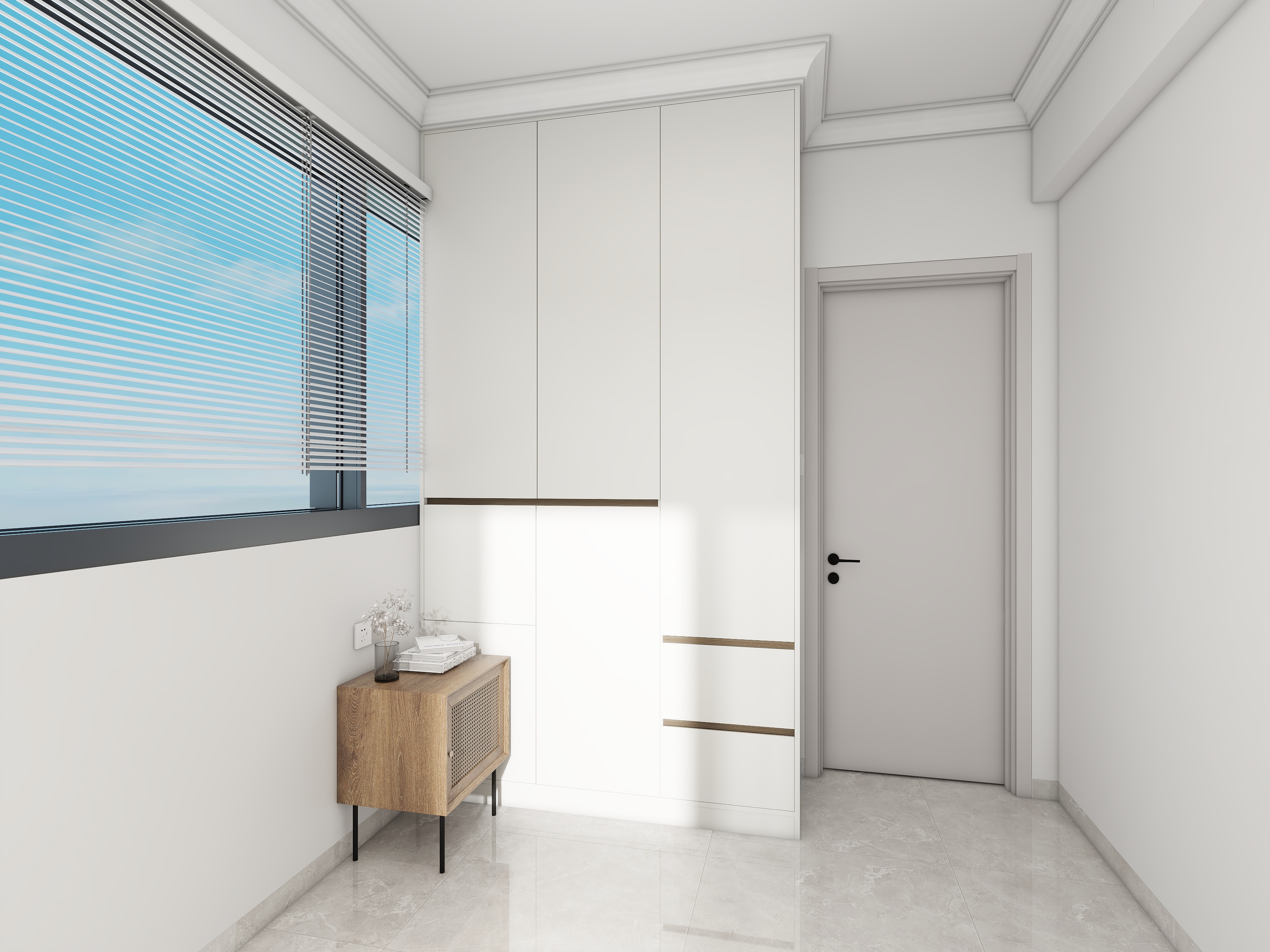 汐汐酱-悦湖云邸莫先生雅居-优居装饰-半墙-装修设计方案