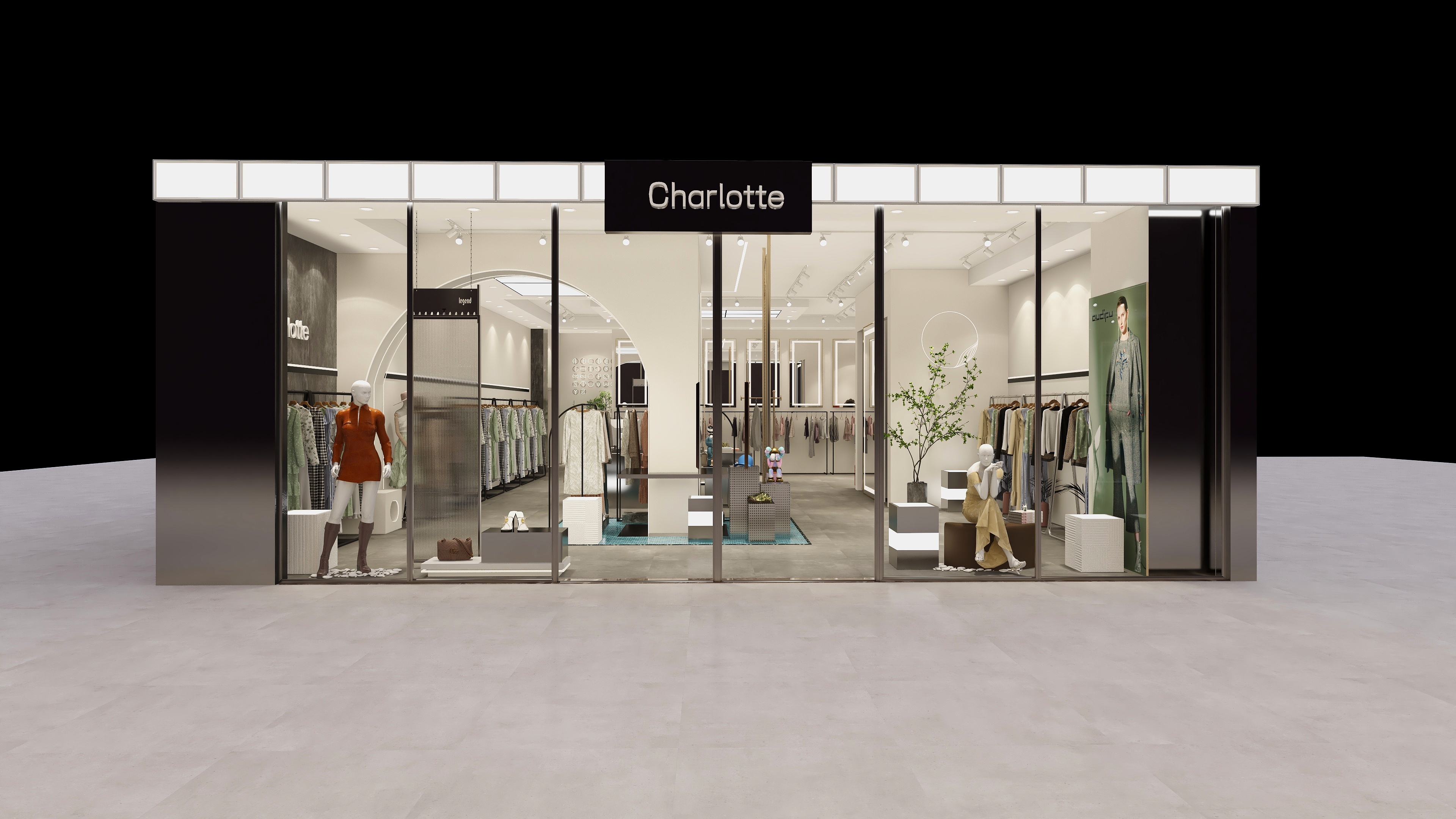 刘月-松山万达女装店-装修设计方案