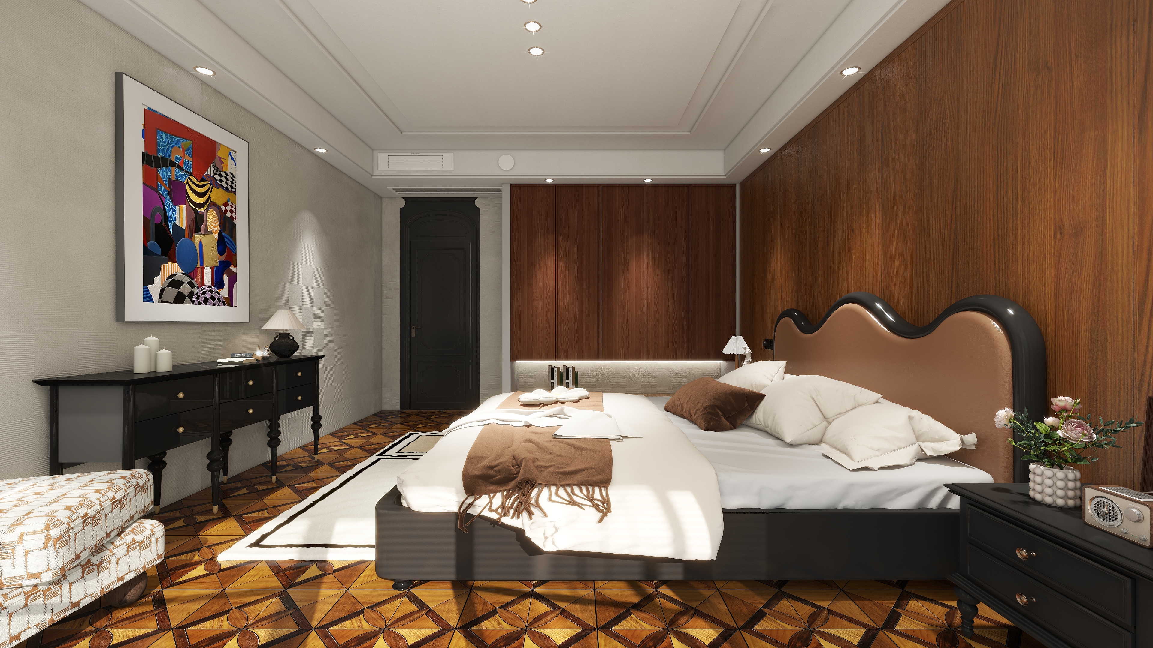 大金空调官方-170 ㎡绮梦空间，复刻时光的中古风设计装修效果图