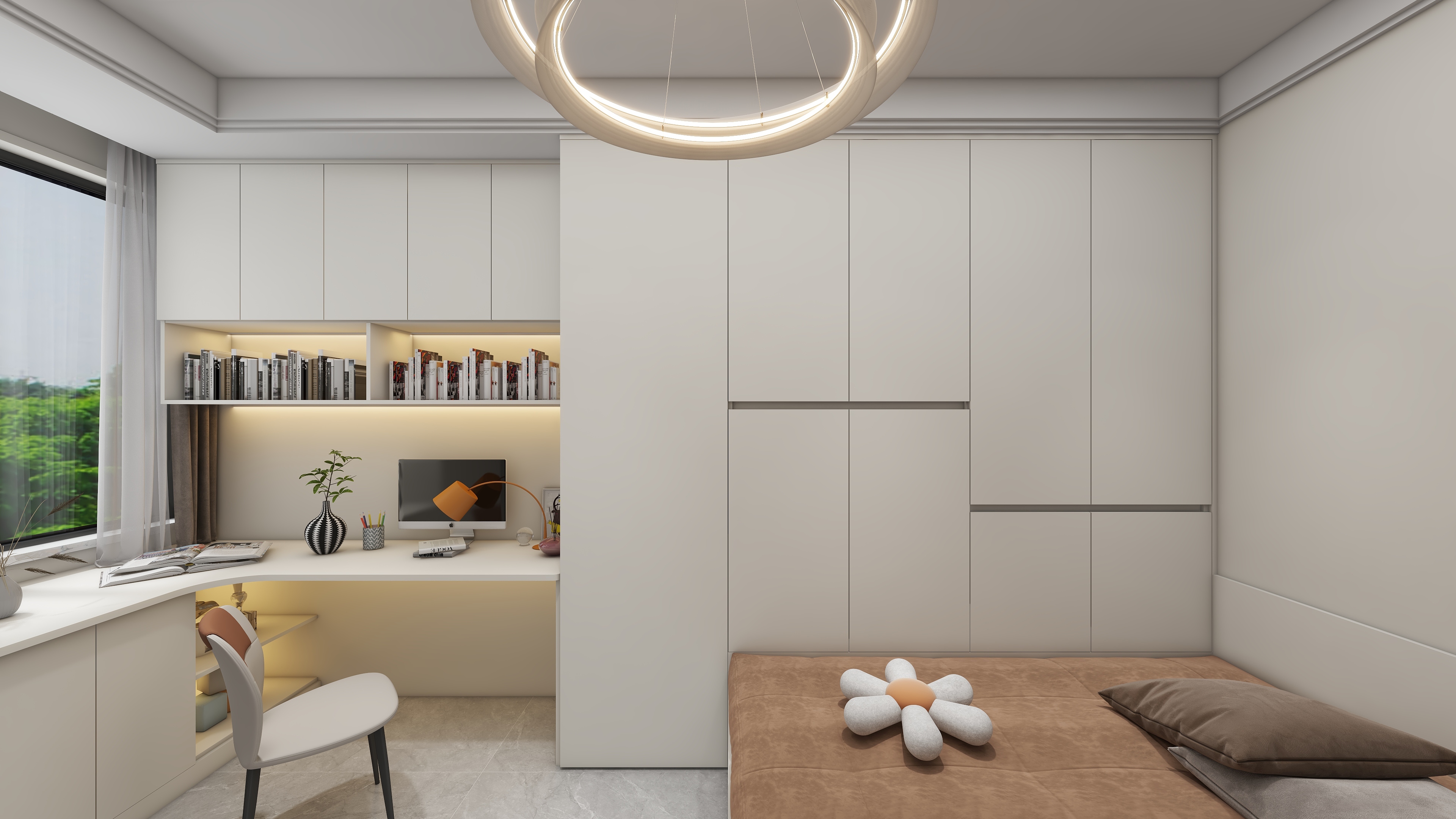 环宇0315-89㎡2室装修效果图