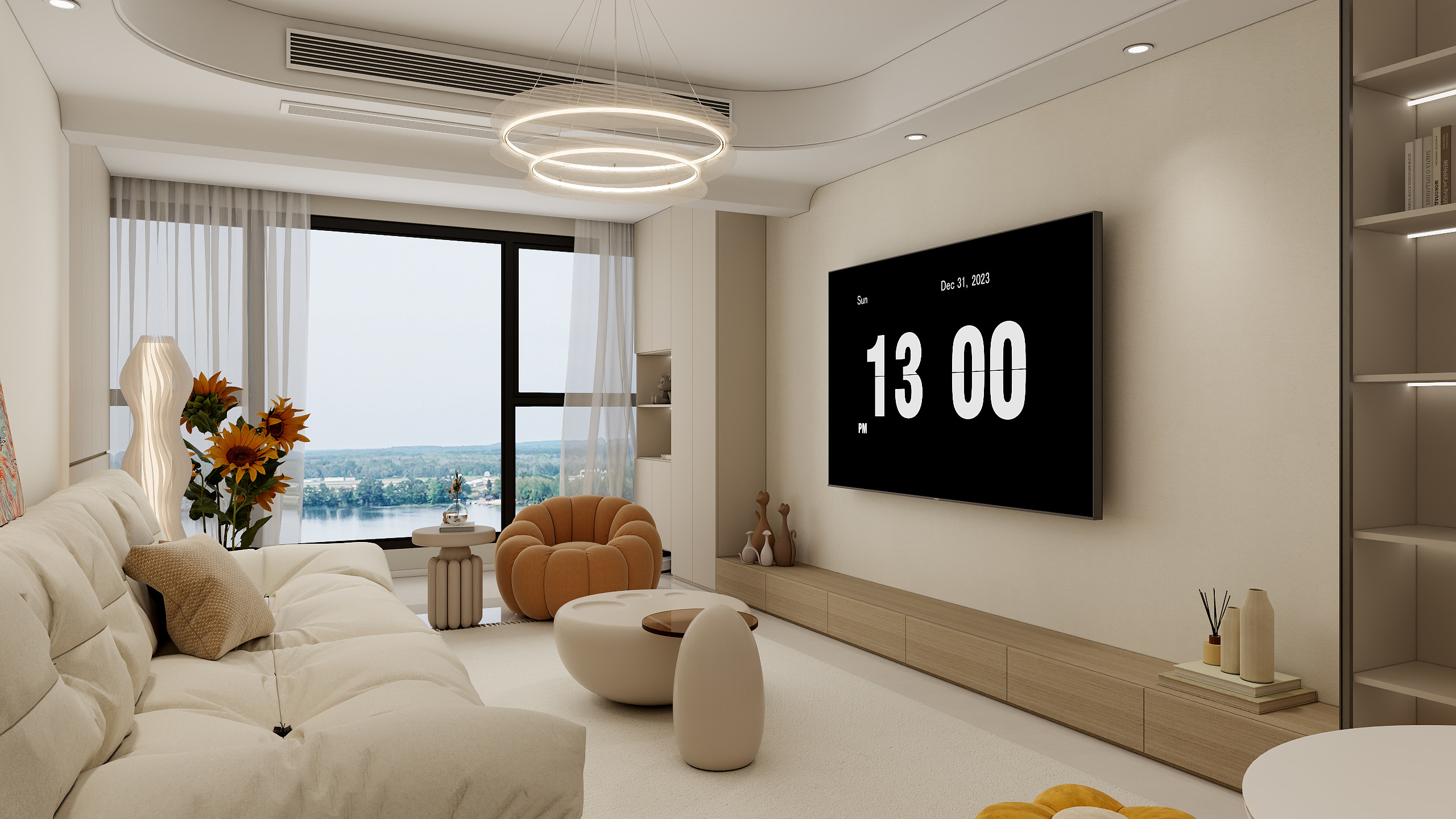 博肖皱皱-南苑(大南路)105㎡3室-装修设计方案