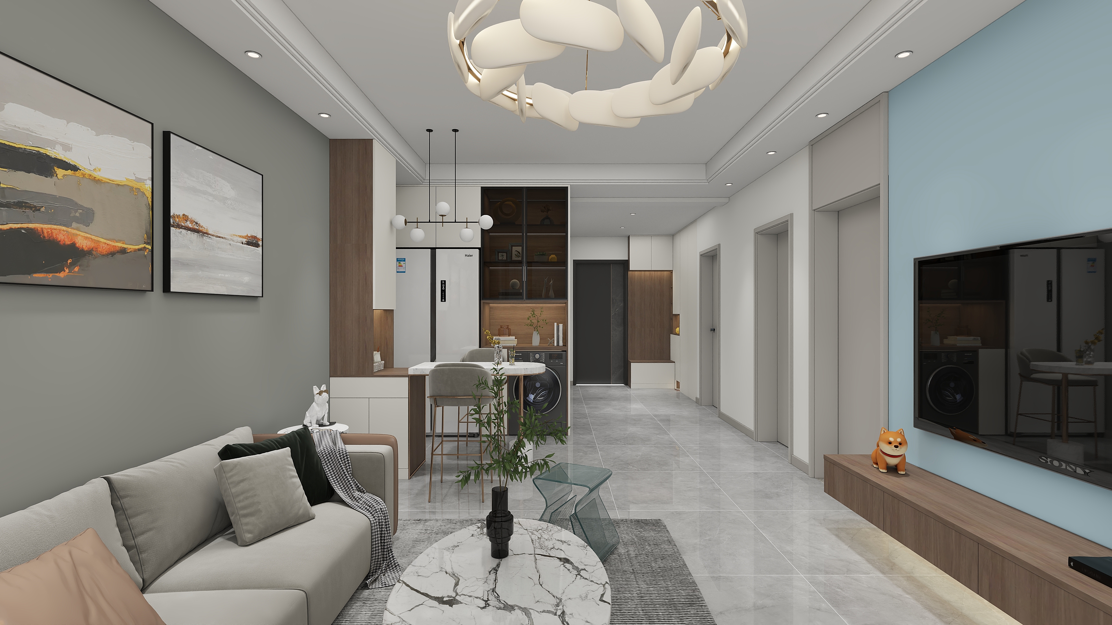 环宇0315- 紫御府79㎡2室-装修设计方案