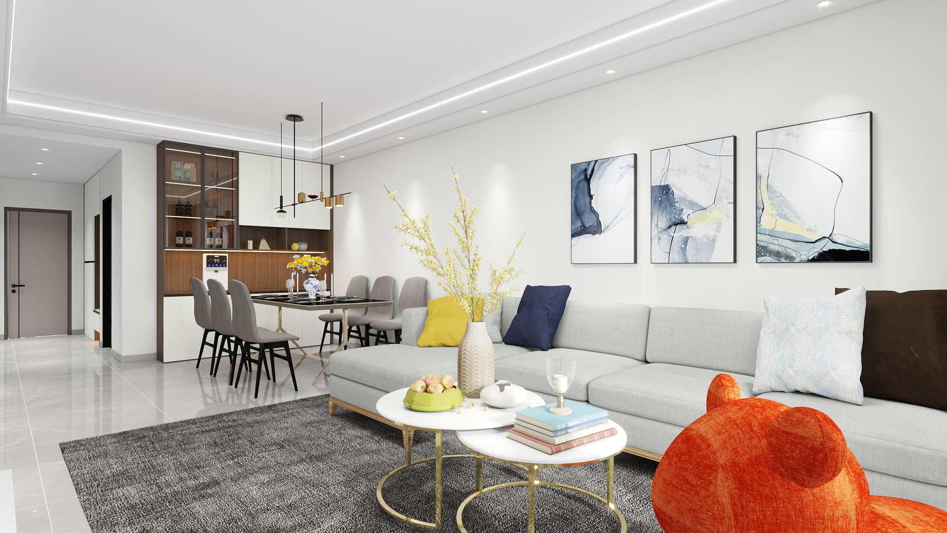 李云飞-乐活城市花园110㎡-装修设计方案