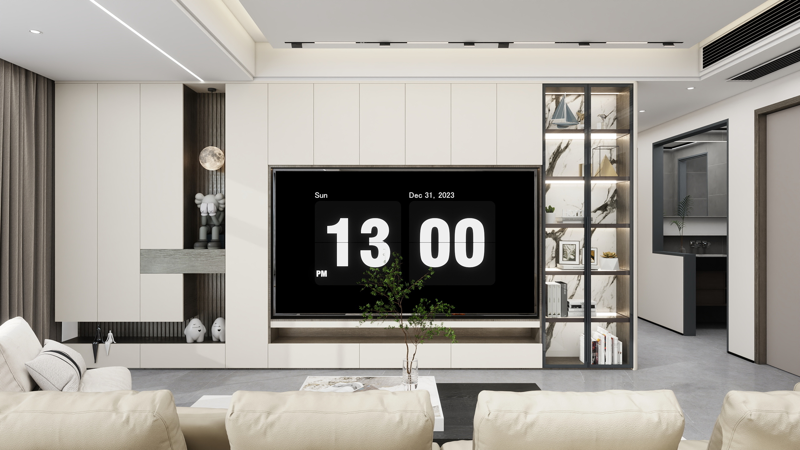 创舍设计-现代简约|129㎡|3室-装修设计方案