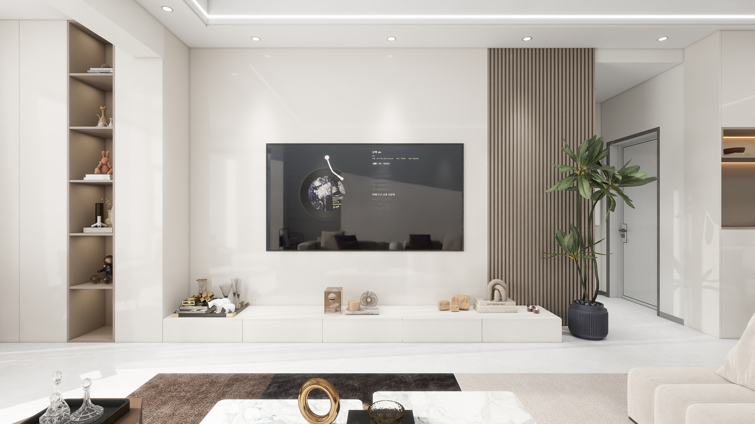 王哲-现代简约130㎡4室-装修设计方案