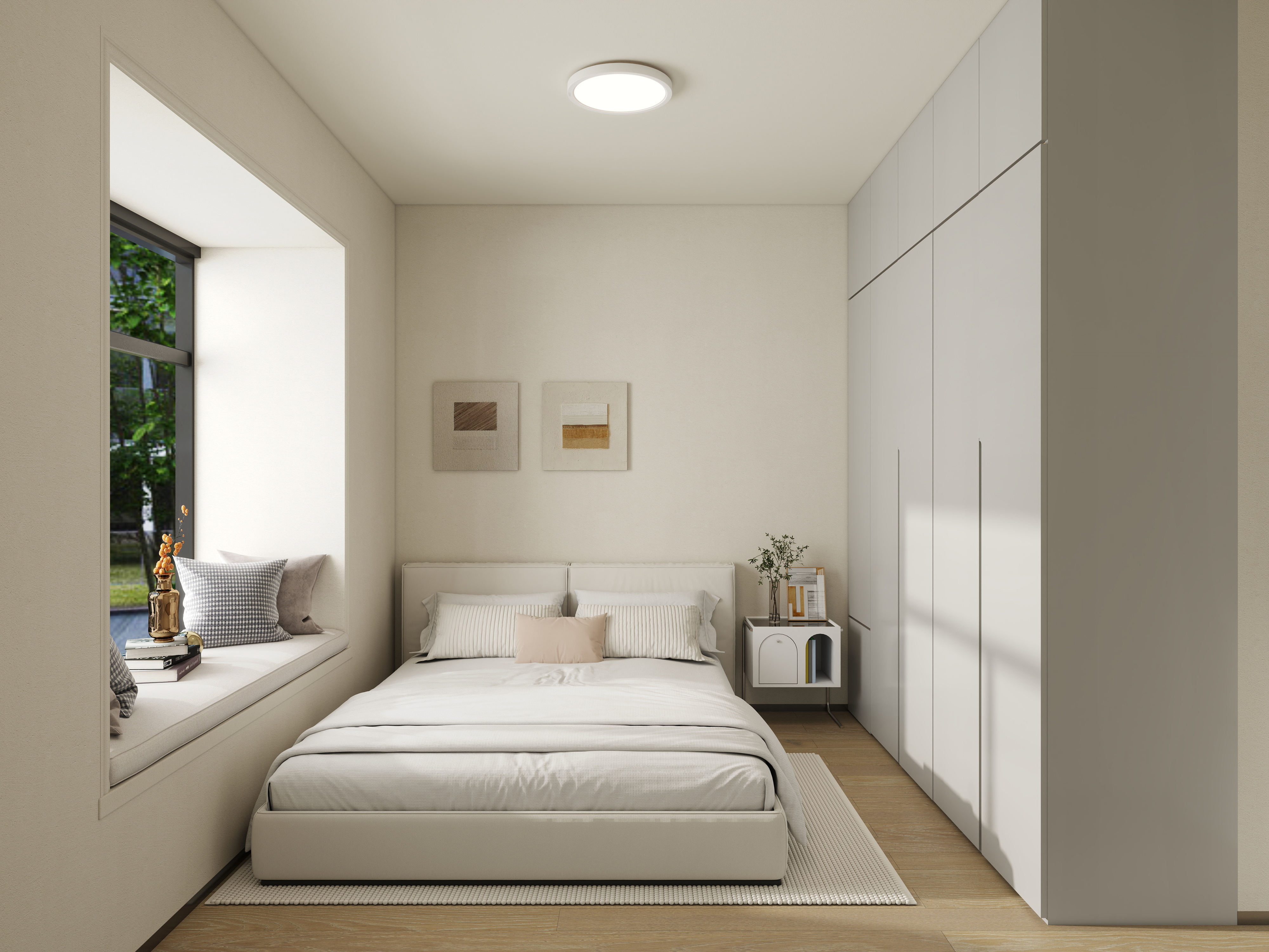 Forever________-华侨城现代简约126㎡4室装修效果图