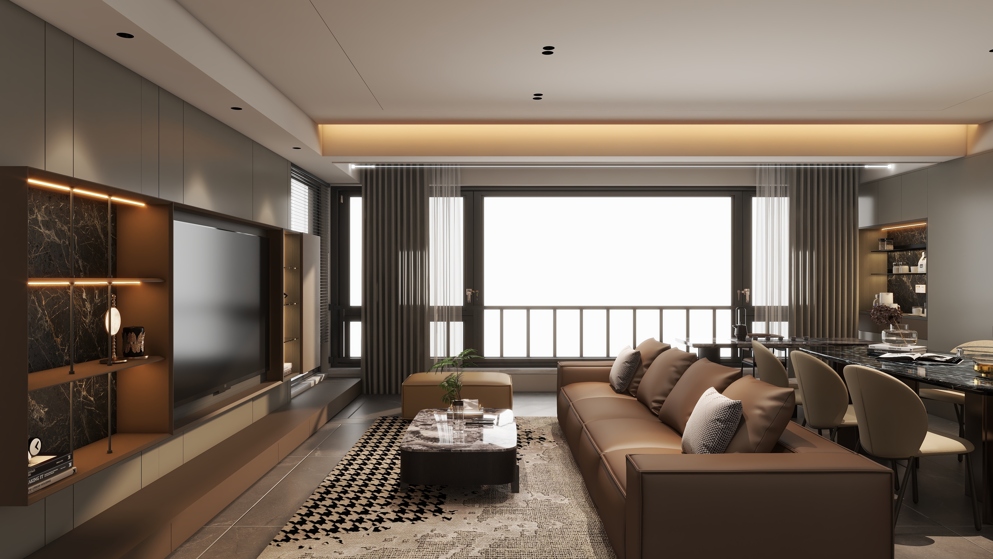 Design-Yang-意式131㎡5室装修效果图