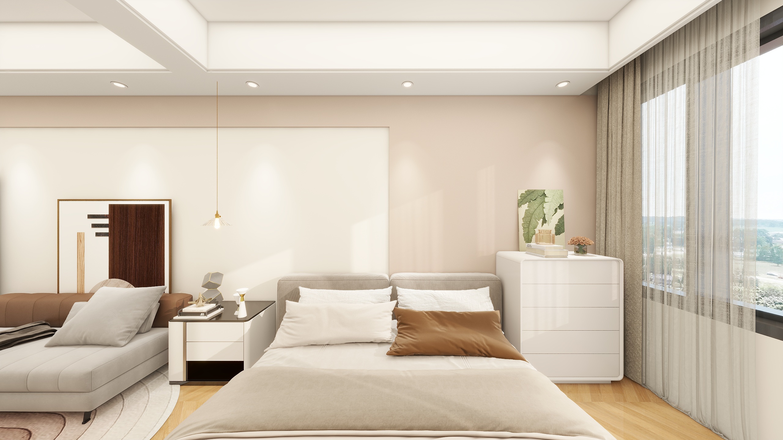 QQN-单身公寓50㎡-装修设计方案