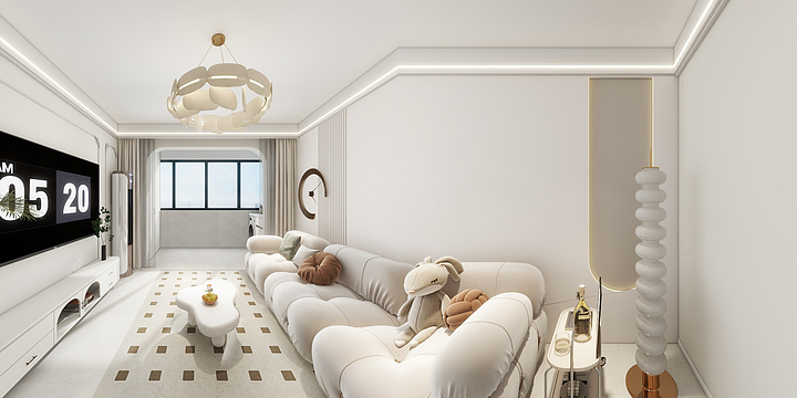 设计师郑勇-人民新村13号4楼-装修设计方案