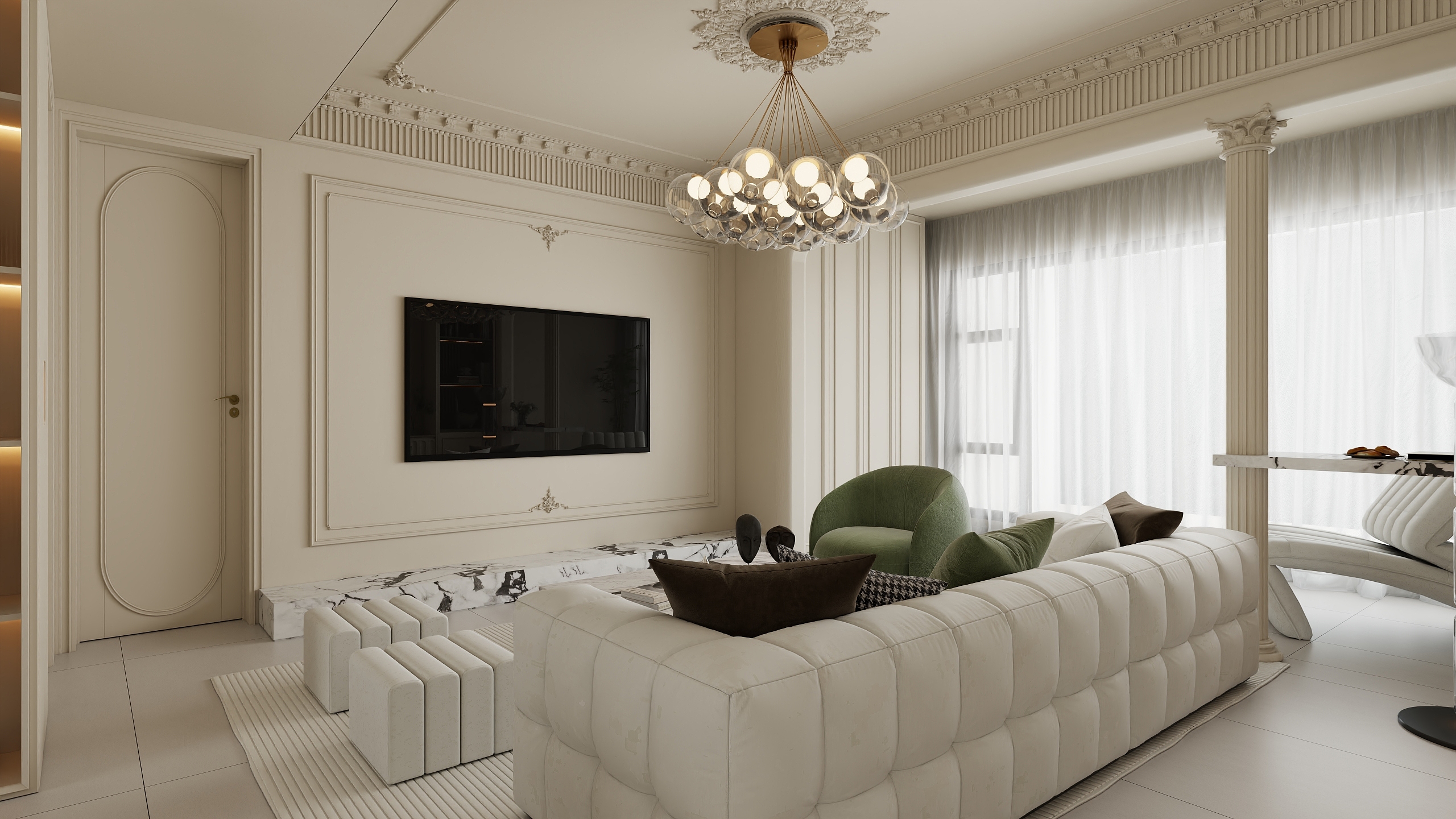 hzwexbb-龙港铂悦湾法式奶油风-装修设计方案