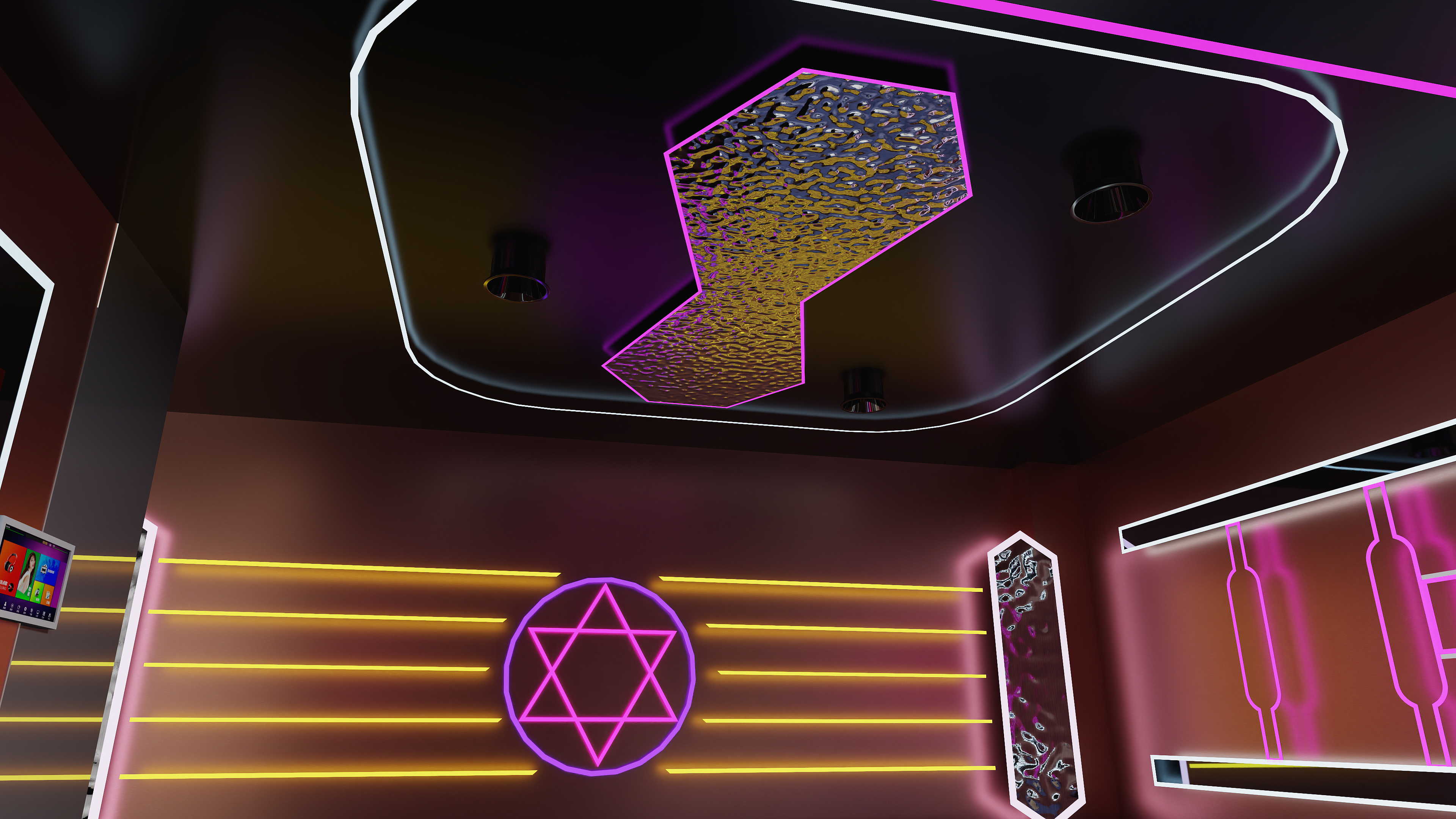 天盛装饰TS-A0305布局LED屏-装修设计方案