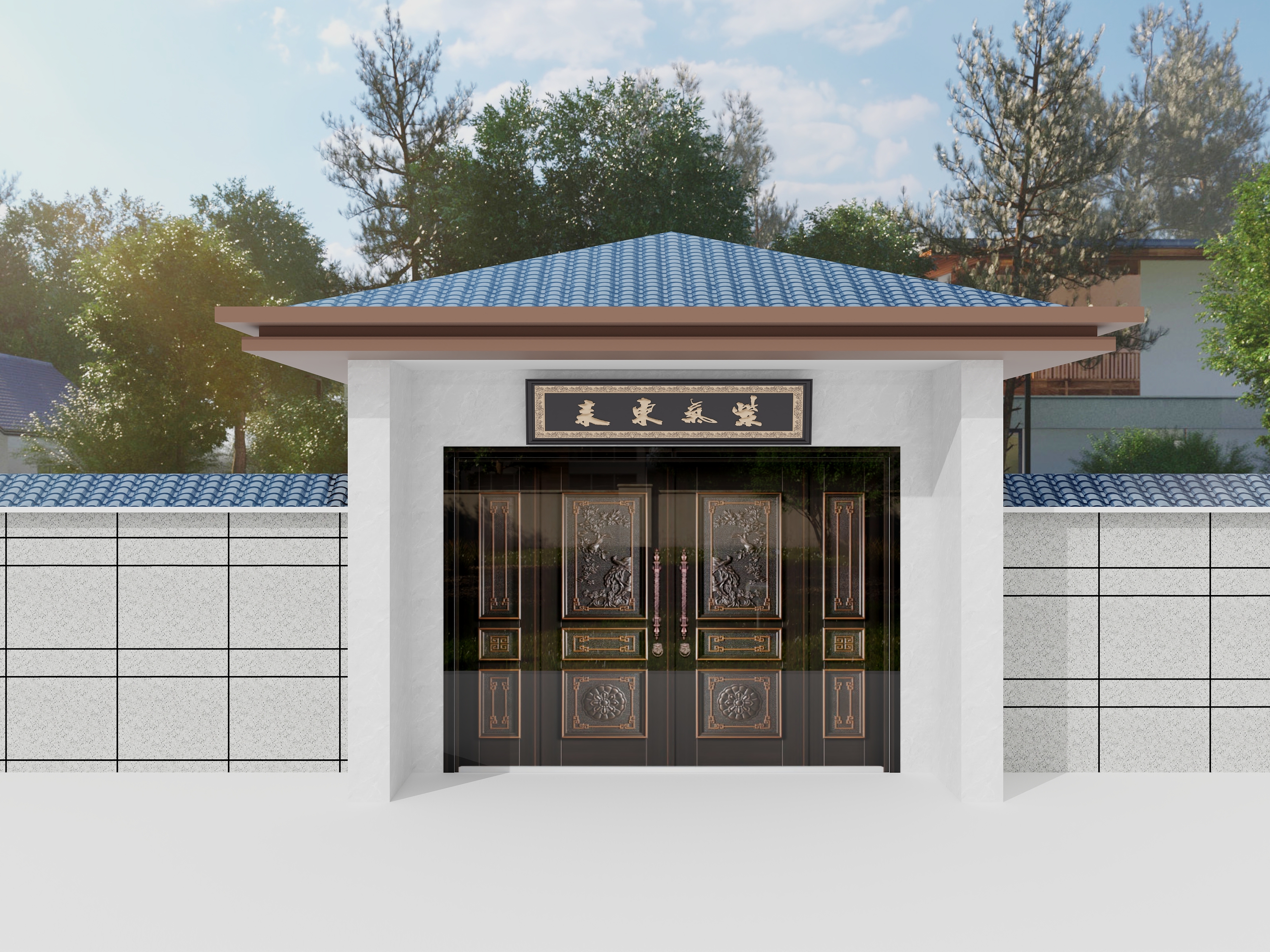 mz吴涛-肖金门厅效果-装修设计方案