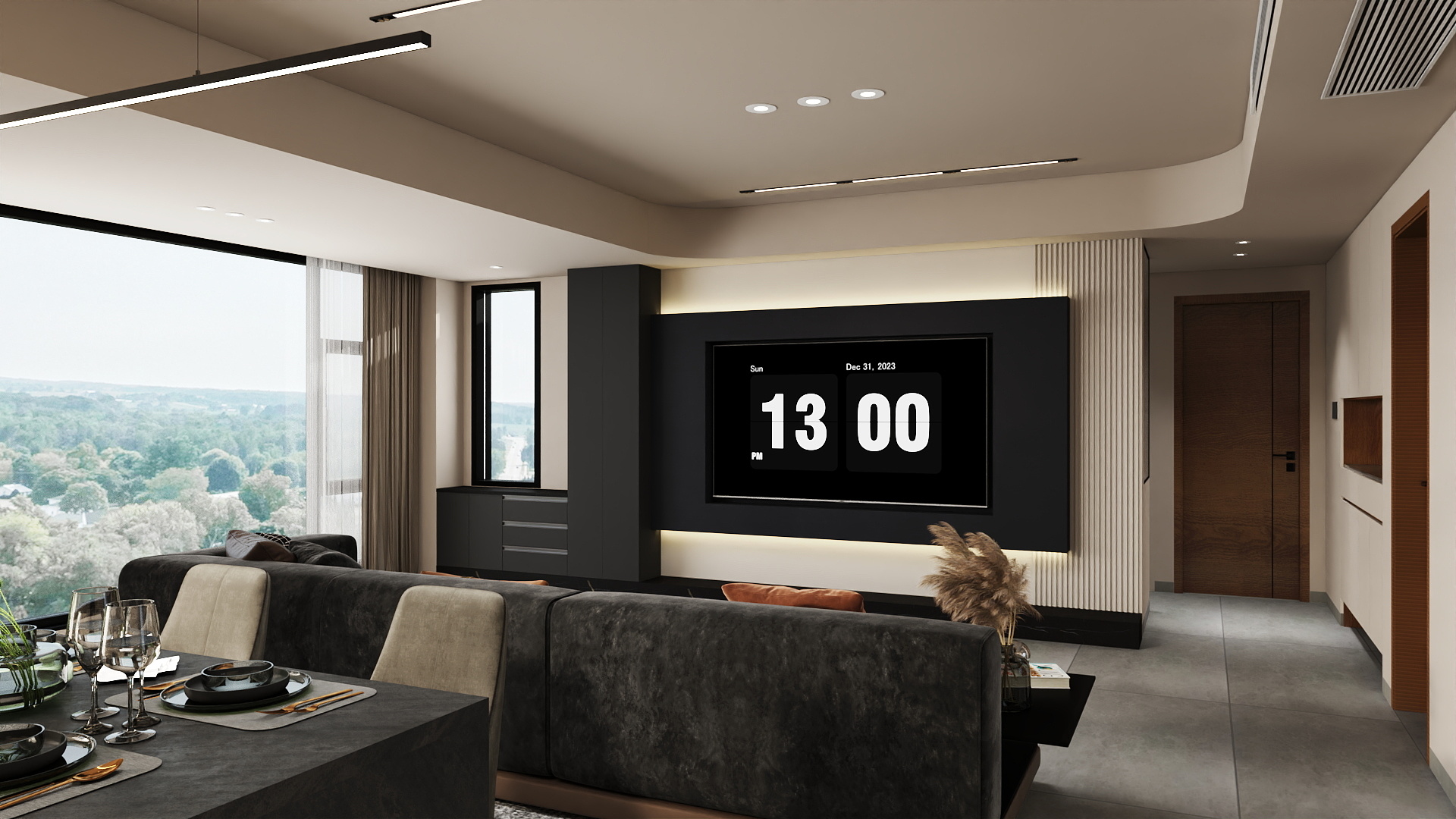 墨瑟-尚格阅天下136㎡-装修设计方案