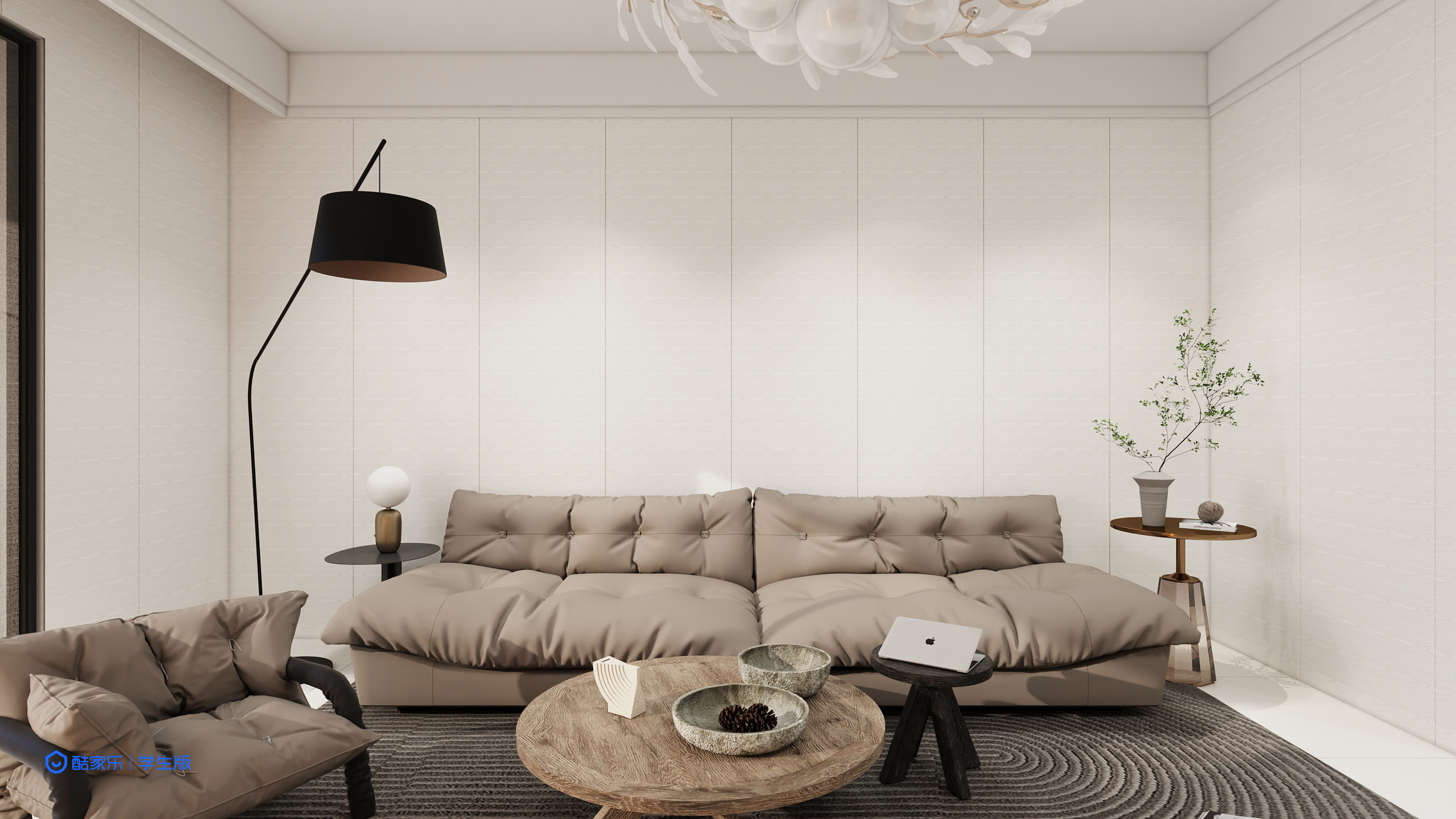 效果图只供参考实际效果以现场为准-天明第一城226㎡3室装修效果图