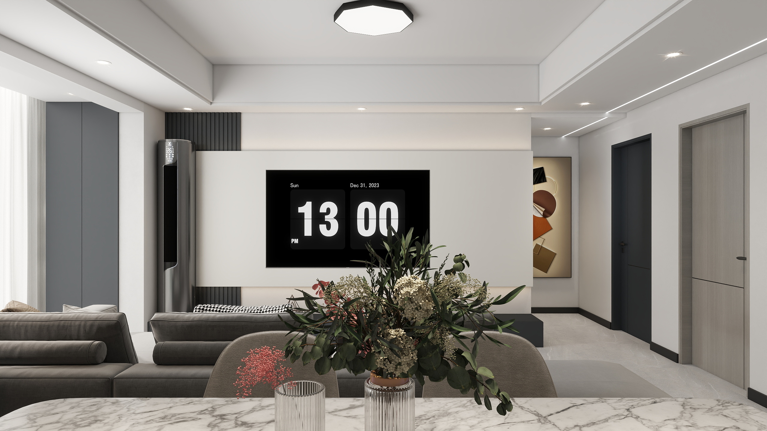 zhouiqyV-102㎡3室-装修设计方案