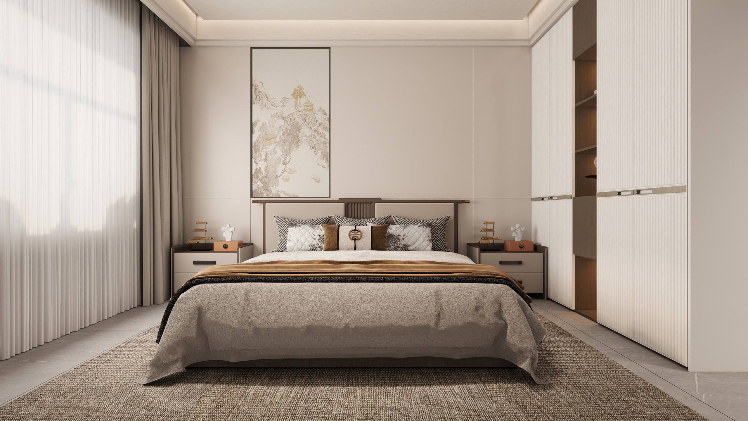 是小猪先生啊-新中式3室-装修设计方案