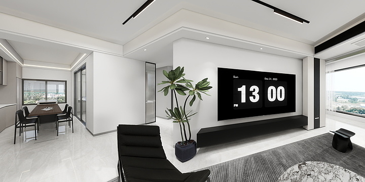 老邻居设计-荣盛华府20-603-装修设计方案