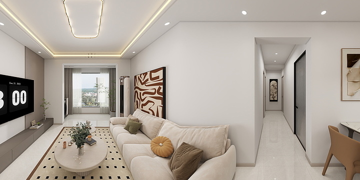 张天欣-当代悦城A100右5-1-1401吕先生穆女士-装修设计方案