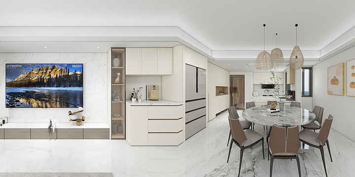 欧派工厂鸿桥木业-1702福建厦门少纲总套房-装修设计方案