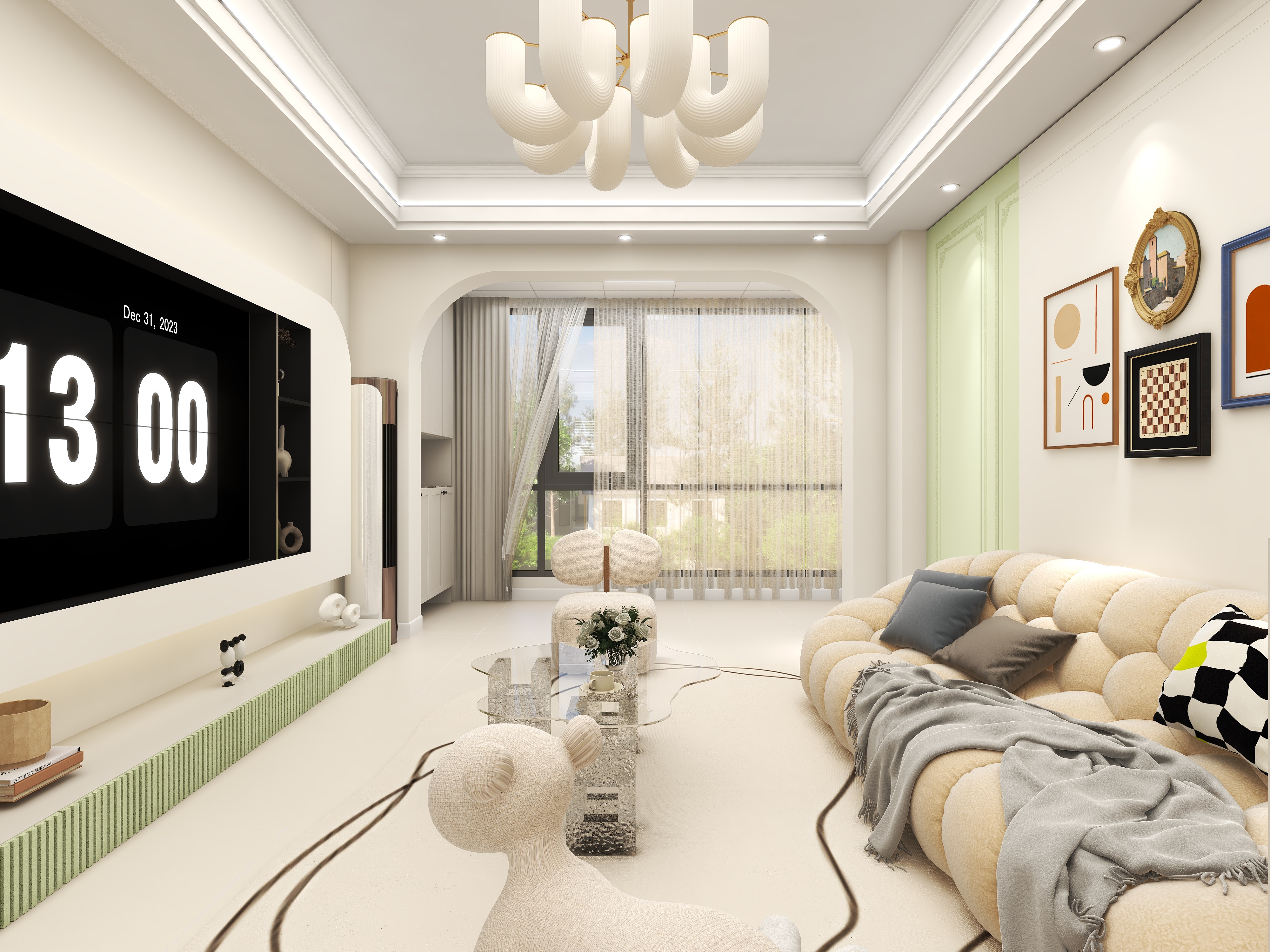 设计师王大瑞1-法式奶油风格-装修设计方案