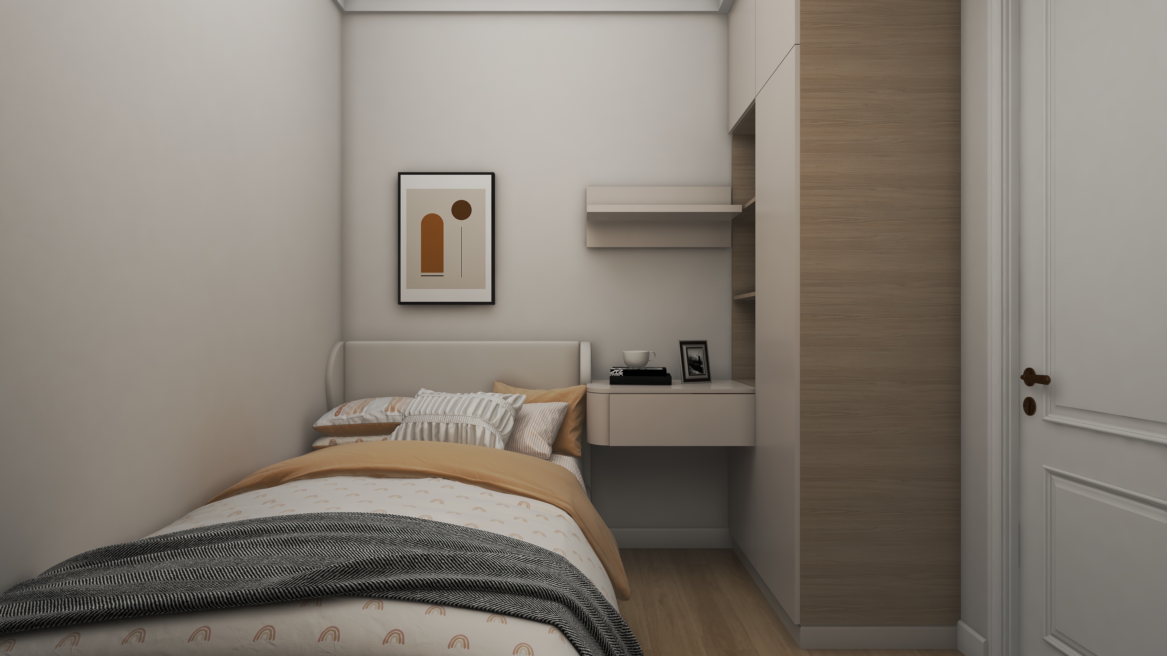 设计师王大瑞1-法式奶油风格装修效果图