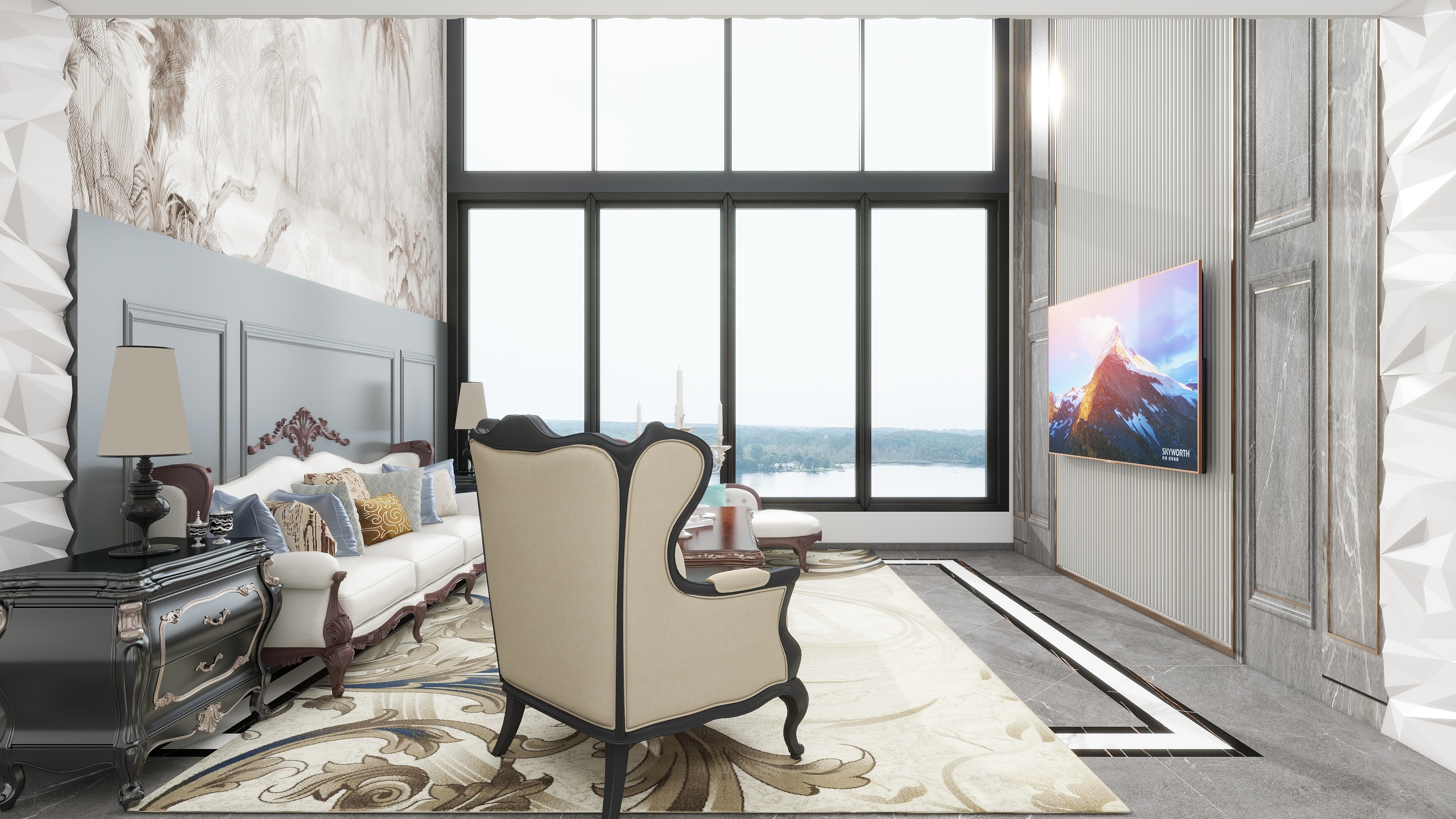 无题2020-万山华府179㎡4室装修效果图