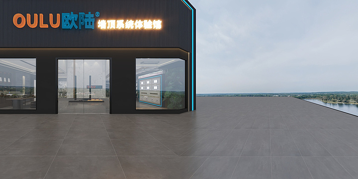 设计部丨哩-欧陆专卖店【0810】-装修设计方案