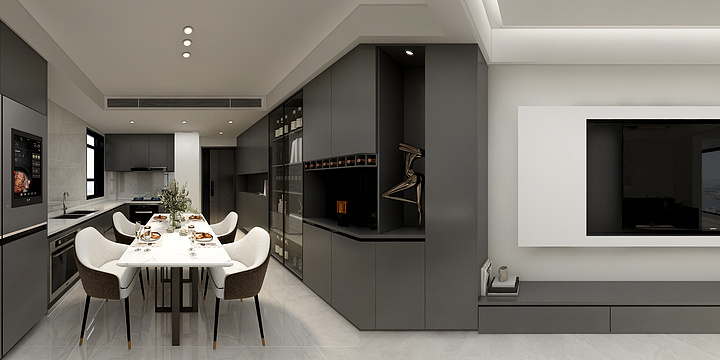 Life开始-华鸿珑樾府110-装修设计方案