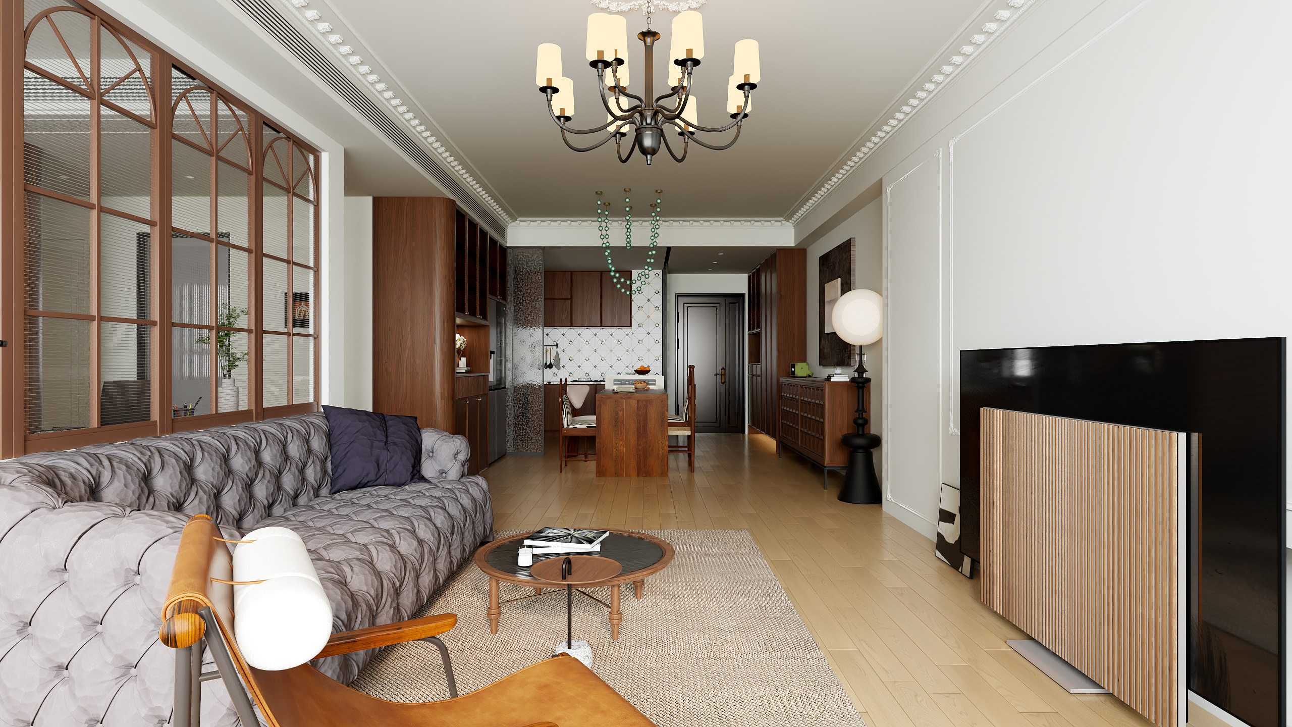 楠木工作室-中海·汇德里127㎡3室-装修设计方案