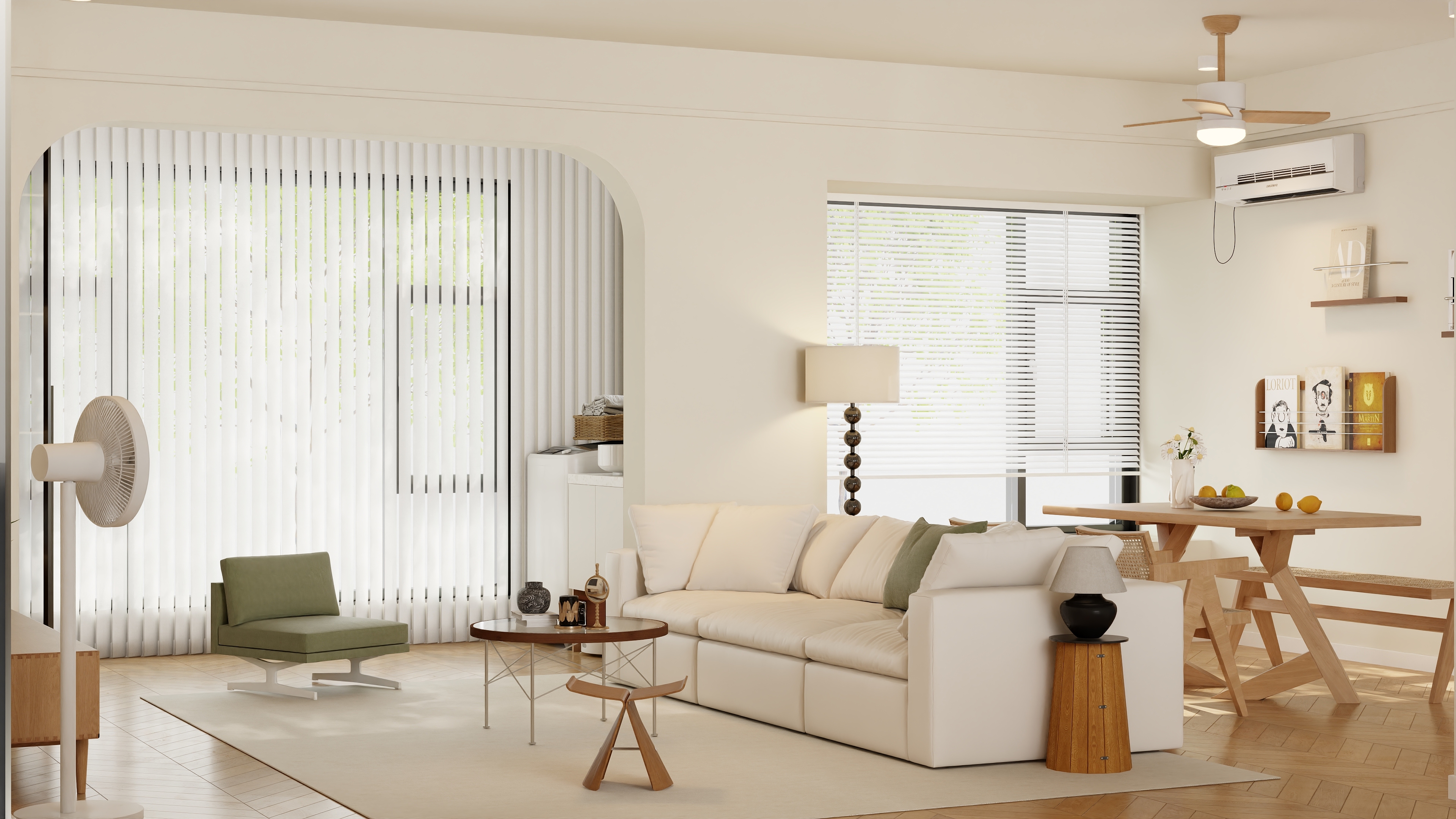 sunny-_--温馨奶油风装修效果图