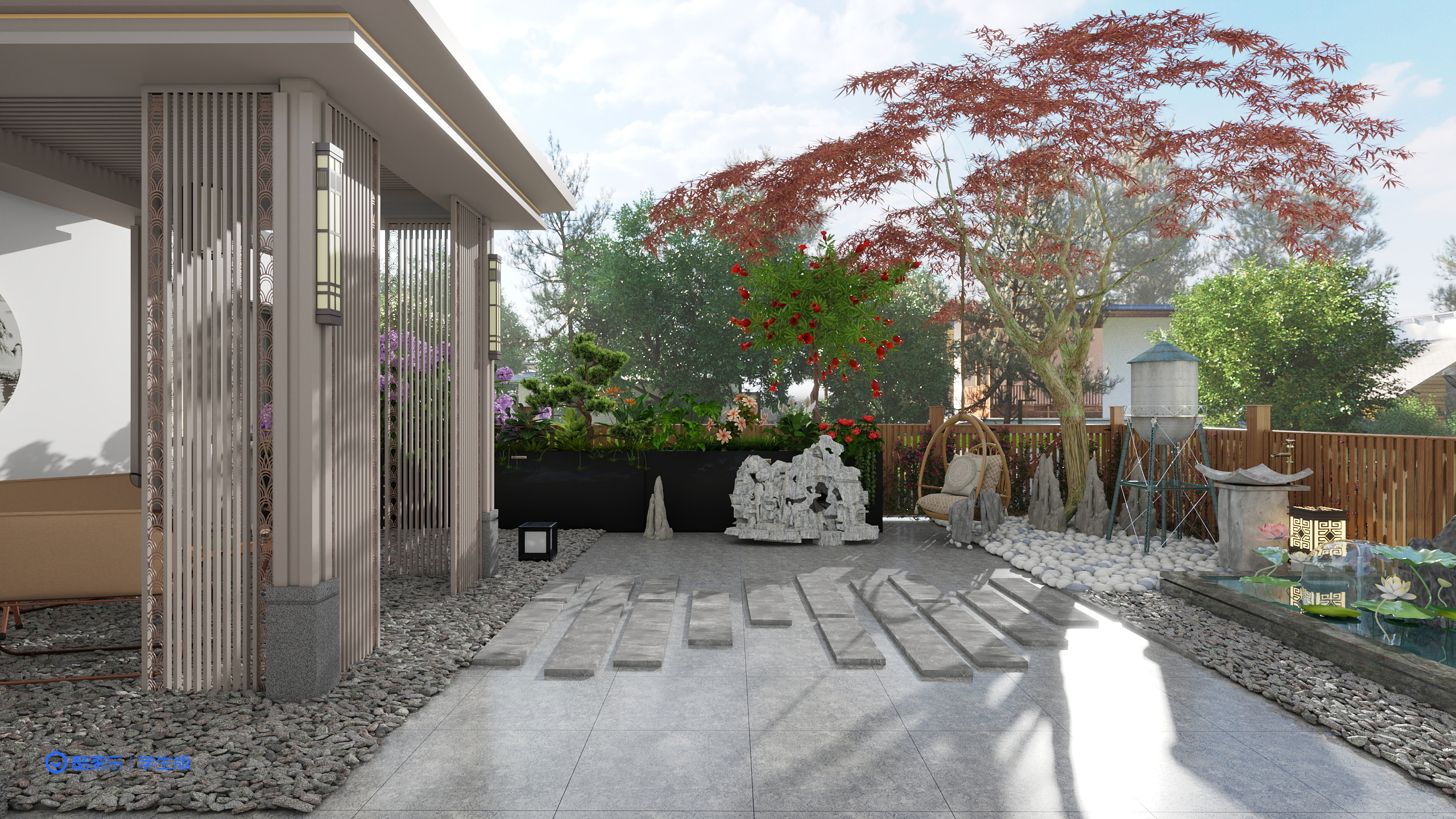 效果图只供参考实际效果以现场为准-天明第一城226㎡3室装修效果图