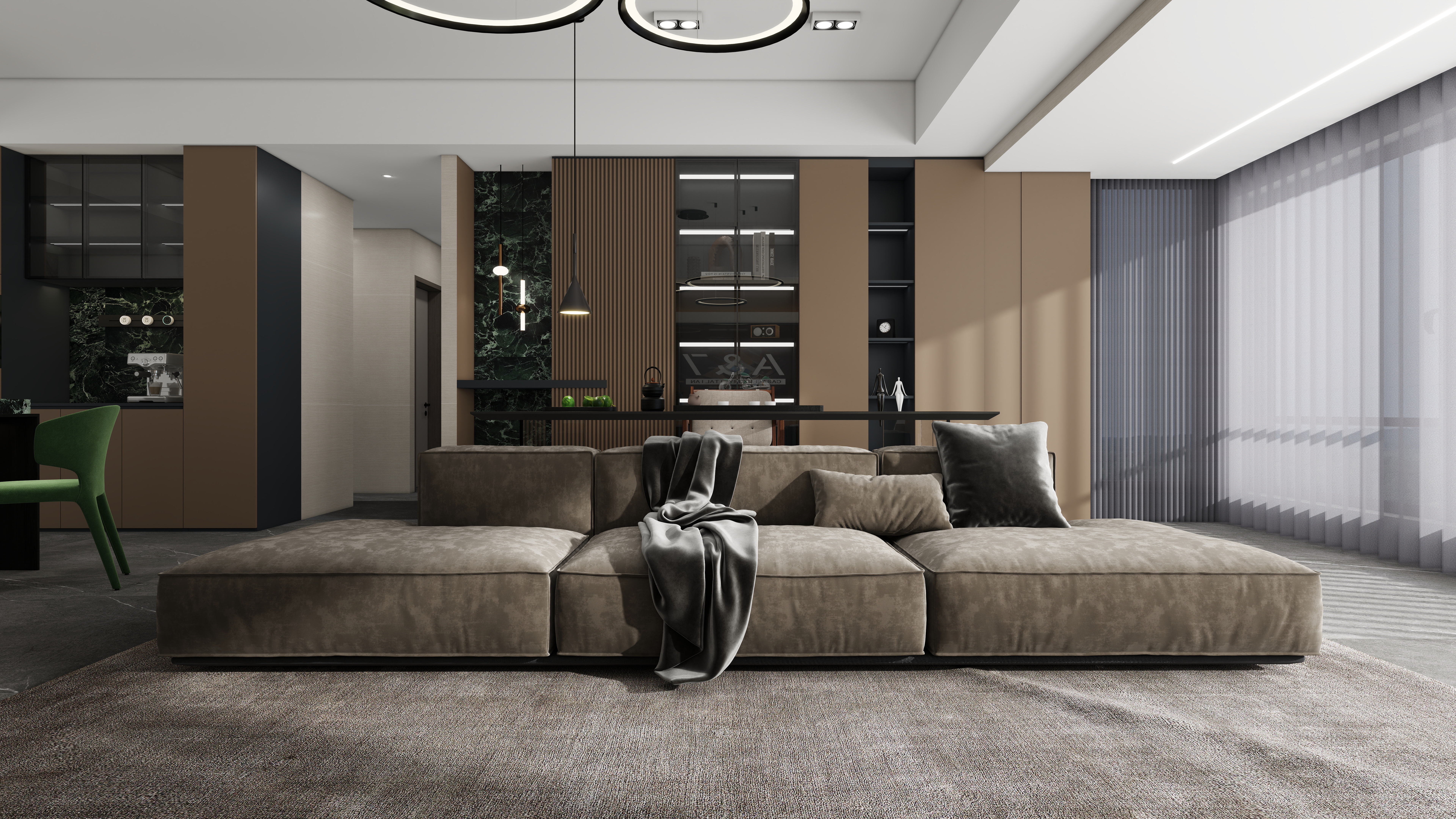 设计师-钱欣鹏-和悦塘前雅院163㎡4室-装修设计方案