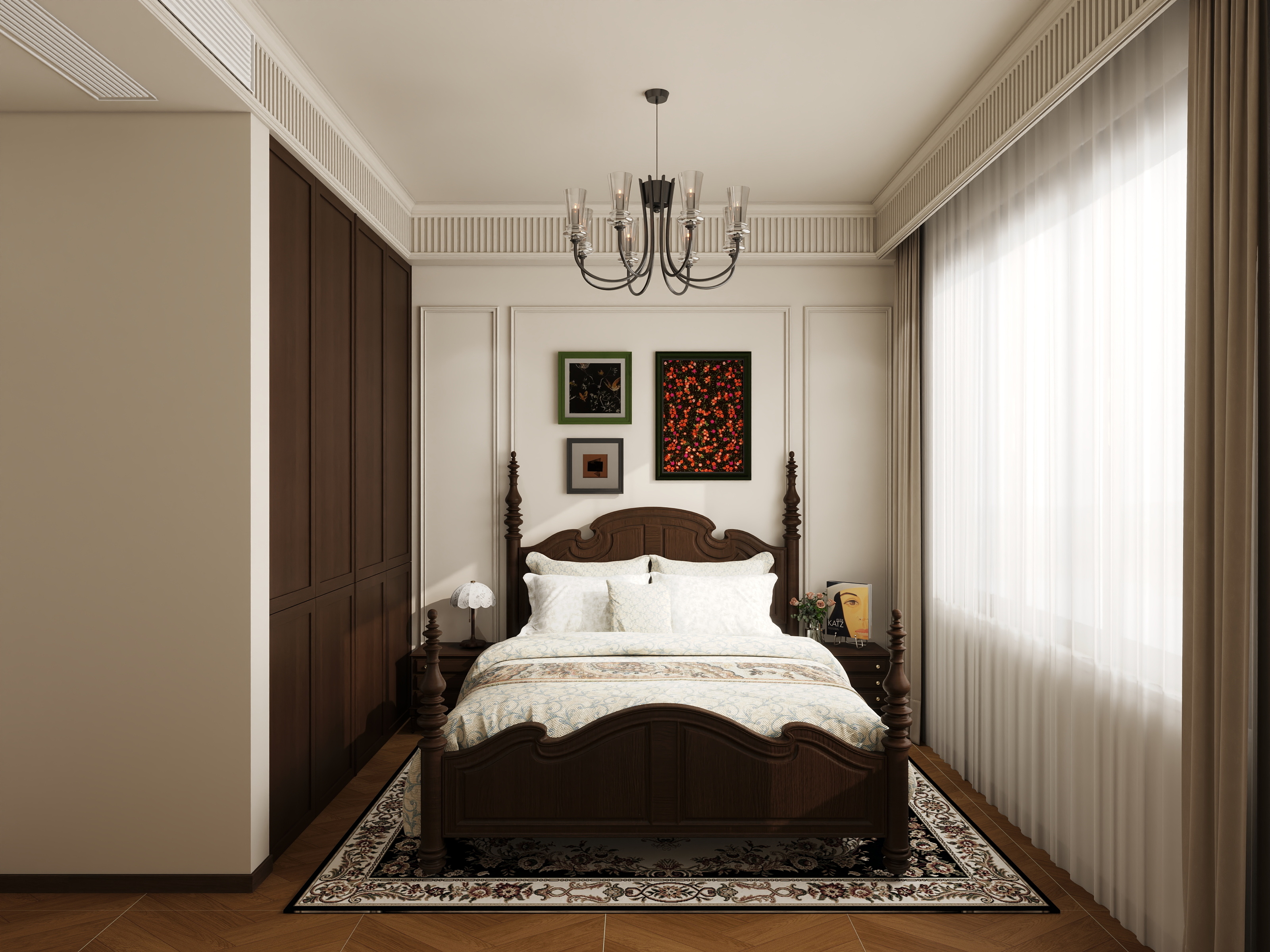 茶茶66-复古雅居-装修设计方案