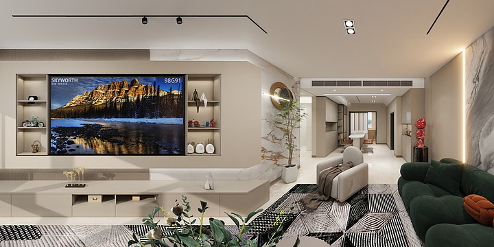 壹美装饰DR-樊庄30-2-103-装修设计方案