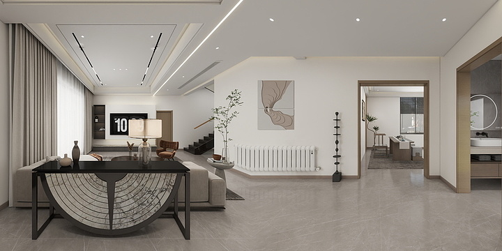 秋意浓丶-白衣别墅-装修设计方案