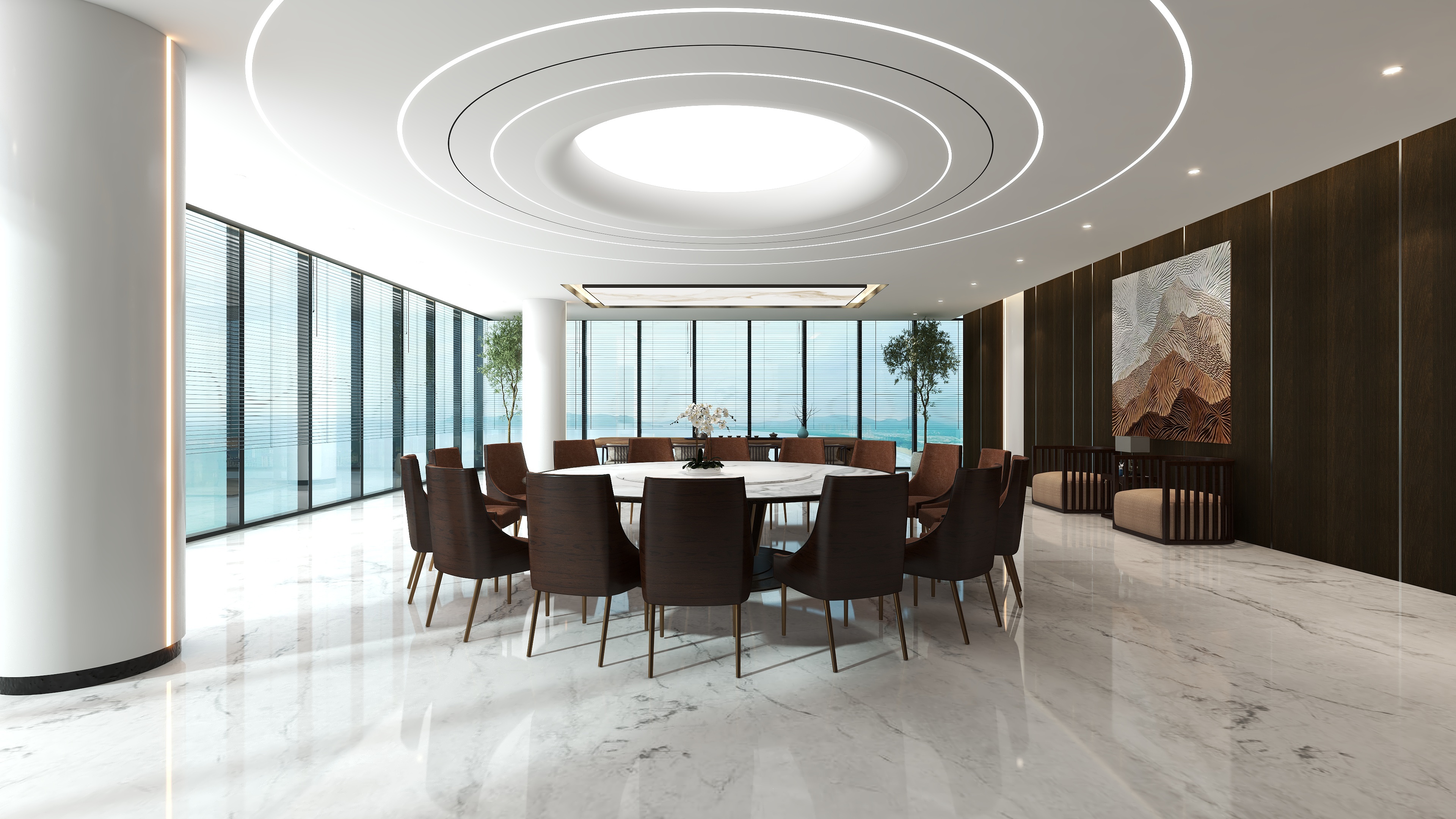 YISHI-DESIGN-金后盾九楼餐厅-装修设计方案