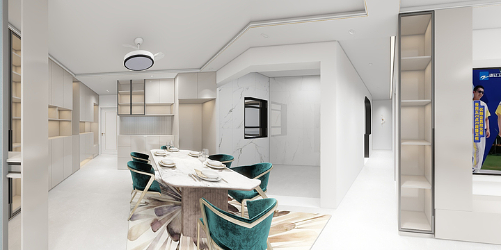 恒美定制家居-天润城17-2101-装修设计方案