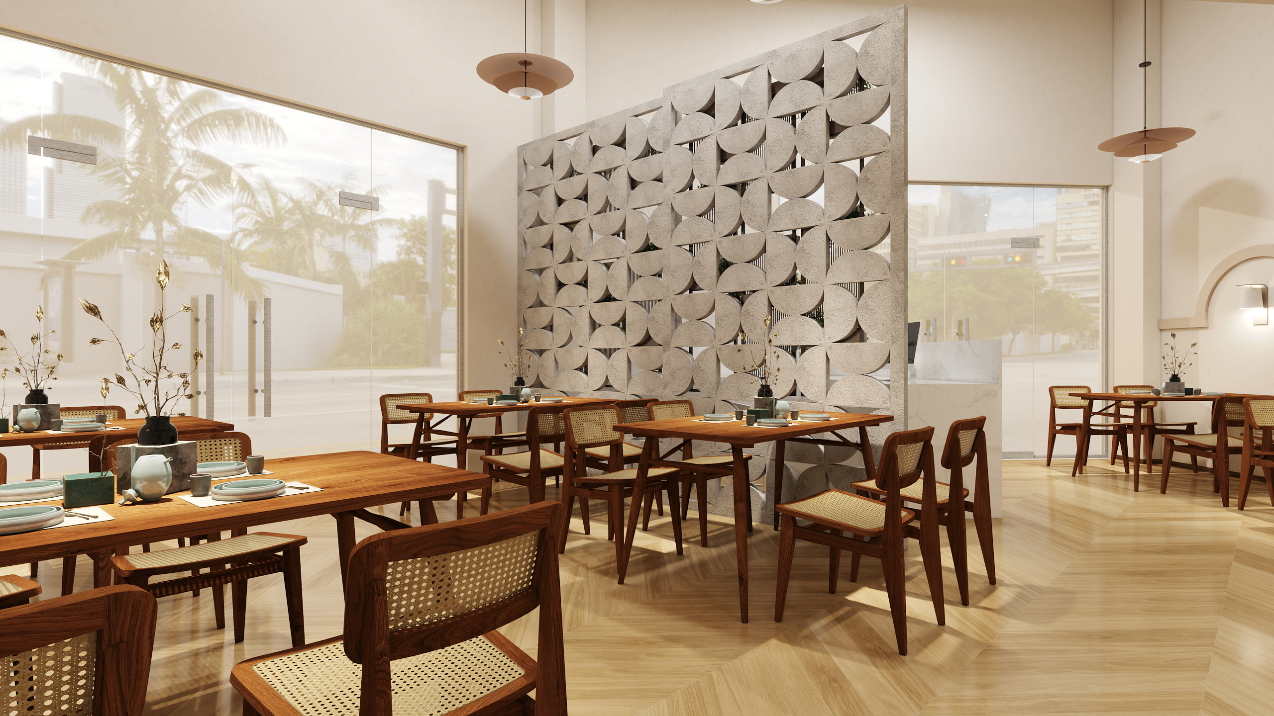 笑声很大装饰设计-吉报中餐烧烤-装修设计方案