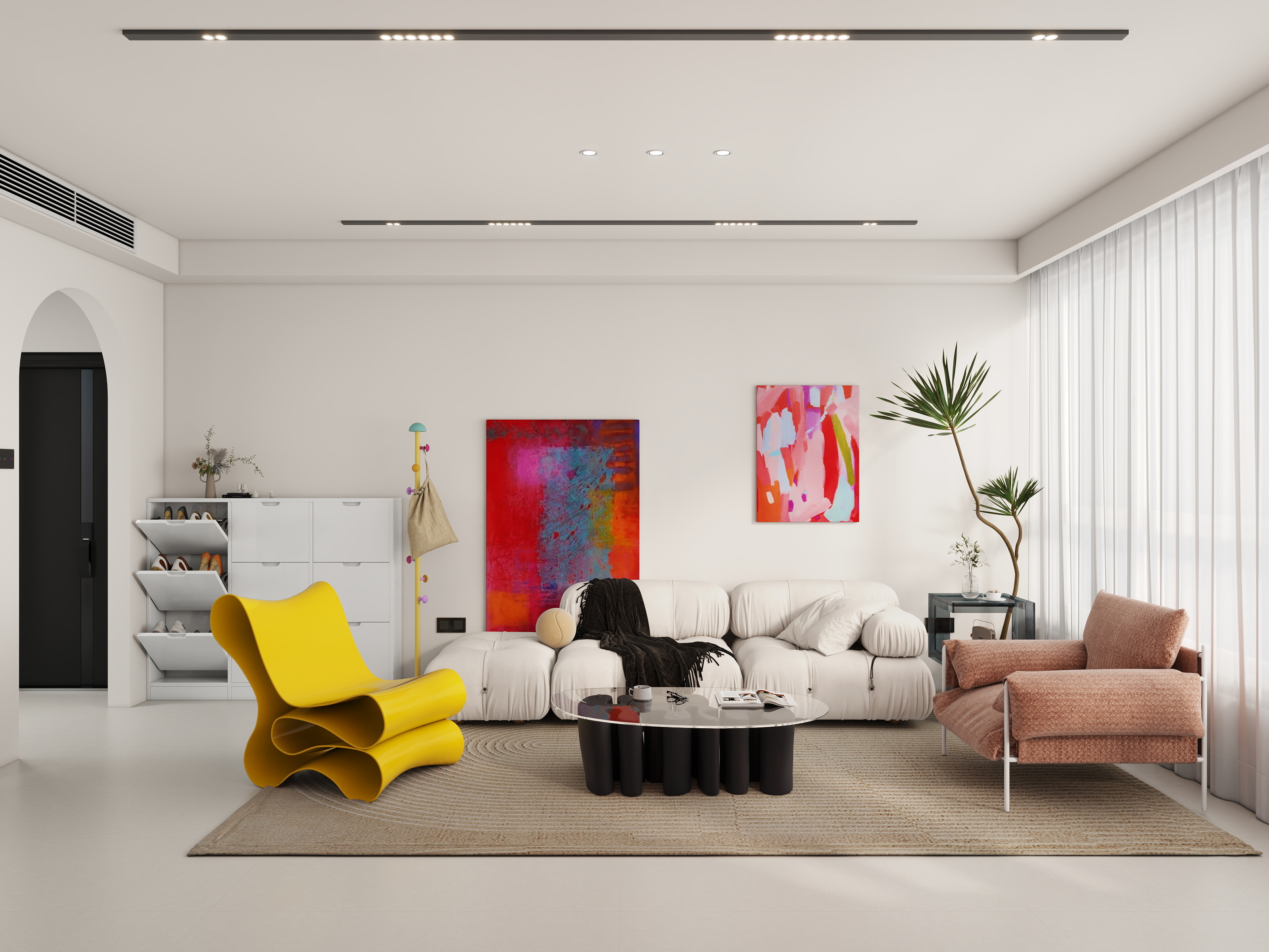 HOLDEN-HO-美的海岸花园海晴居1栋—混搭-装修设计方案