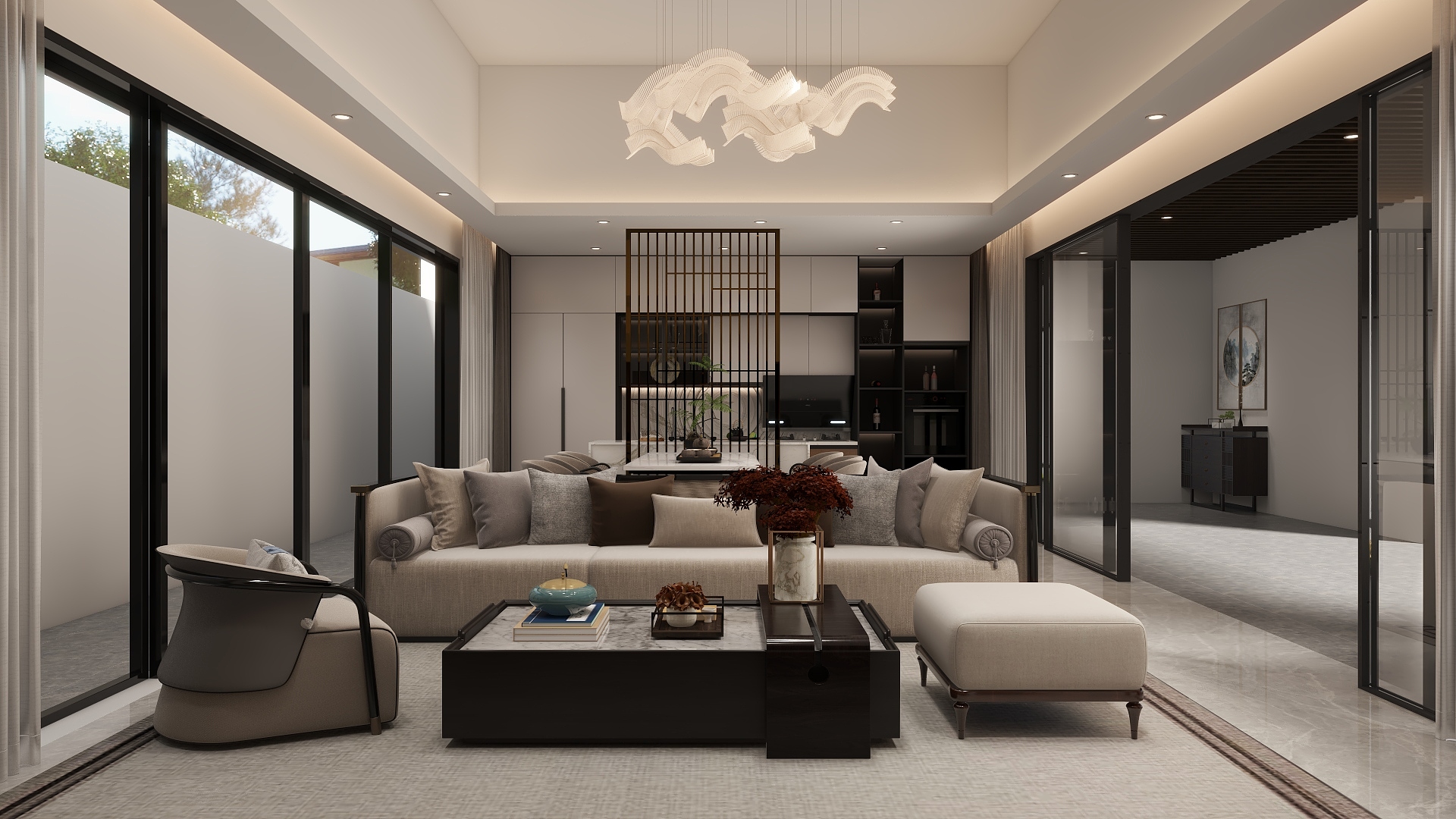 屿川家居-海棠墅庭院别墅194㎡-装修设计方案