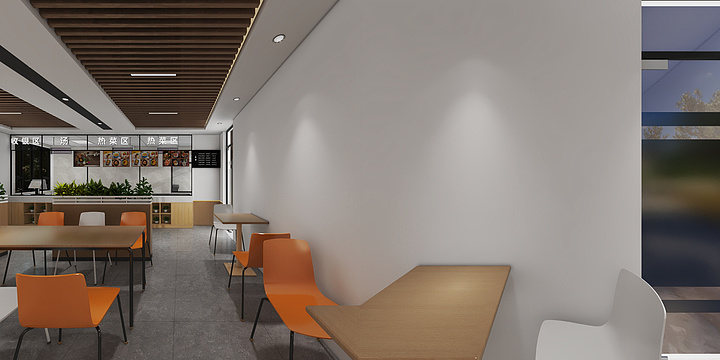 梁海燕-食堂设计-装修设计方案